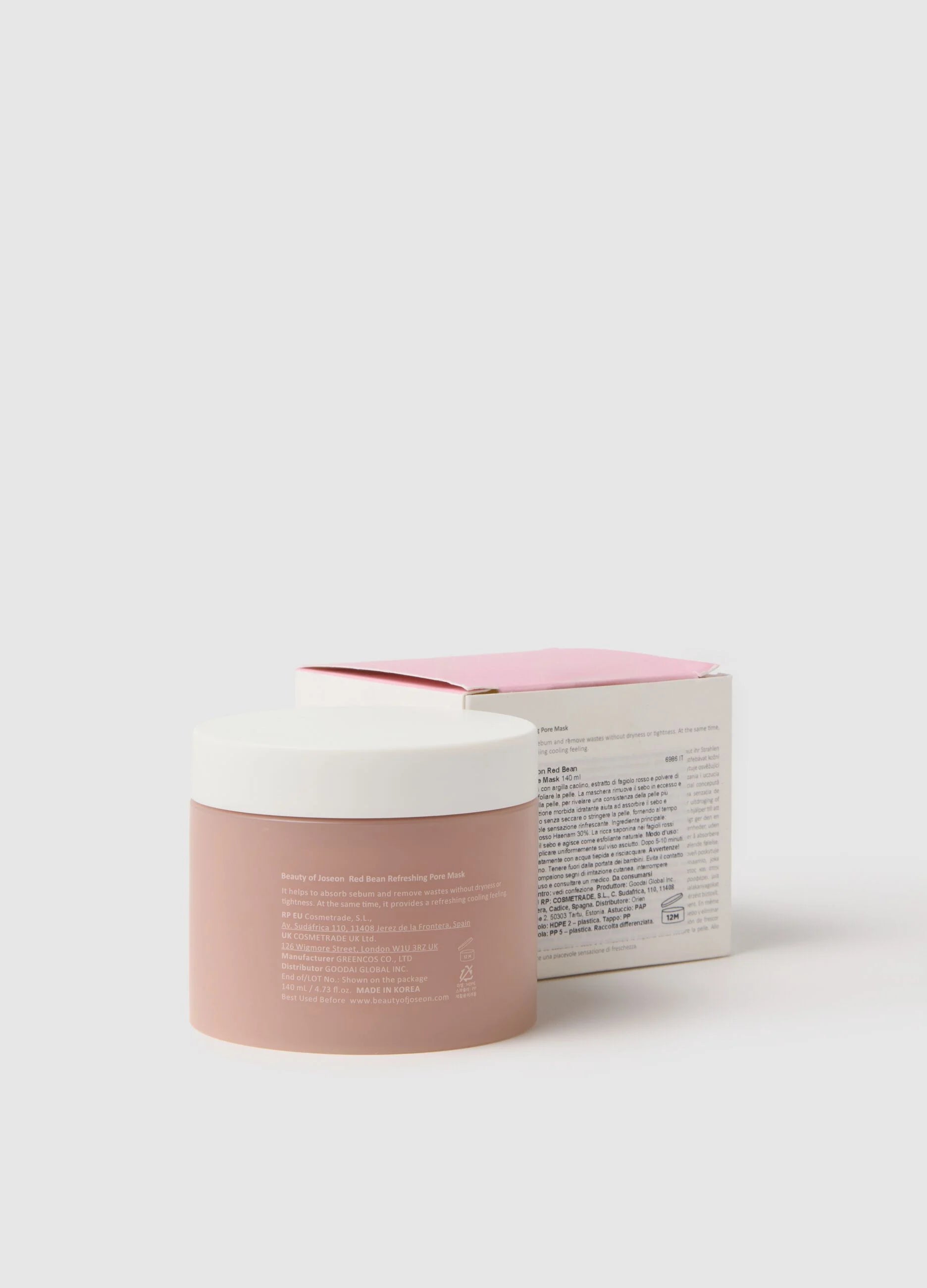 BLOCK36: CREMA	BEAUTY OF JOSEON (KOREANA)	RED BEAN REFRESHING PORE MASK