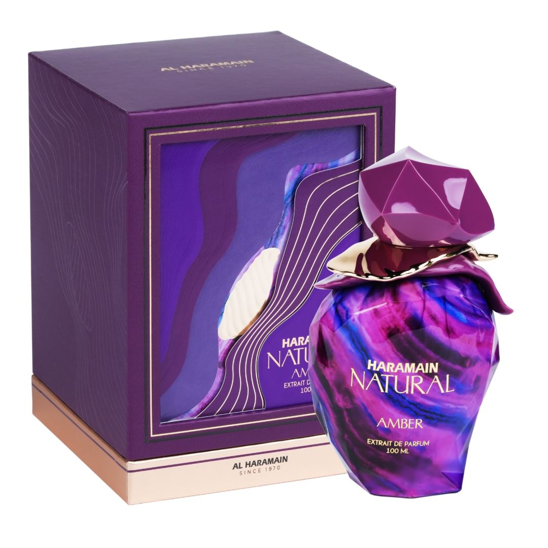 BLOCK36: PROFUMO ARABO AL HARAMAIN NATURAL AMBER EXTRAIT  DE PARFUM 100 ML