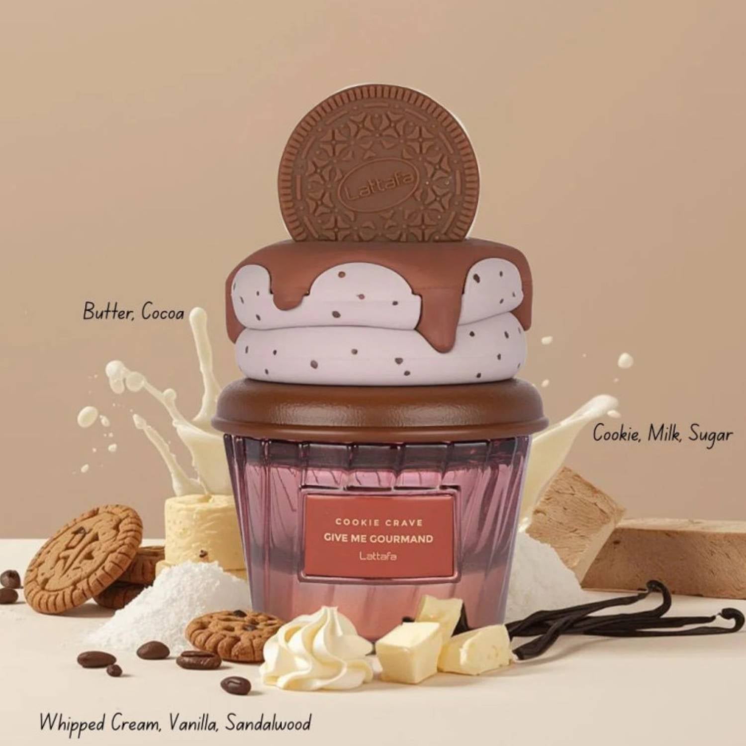 BLOCK36: TESTER Lattafa Cookie Crave Give Me Gourmand 75ml