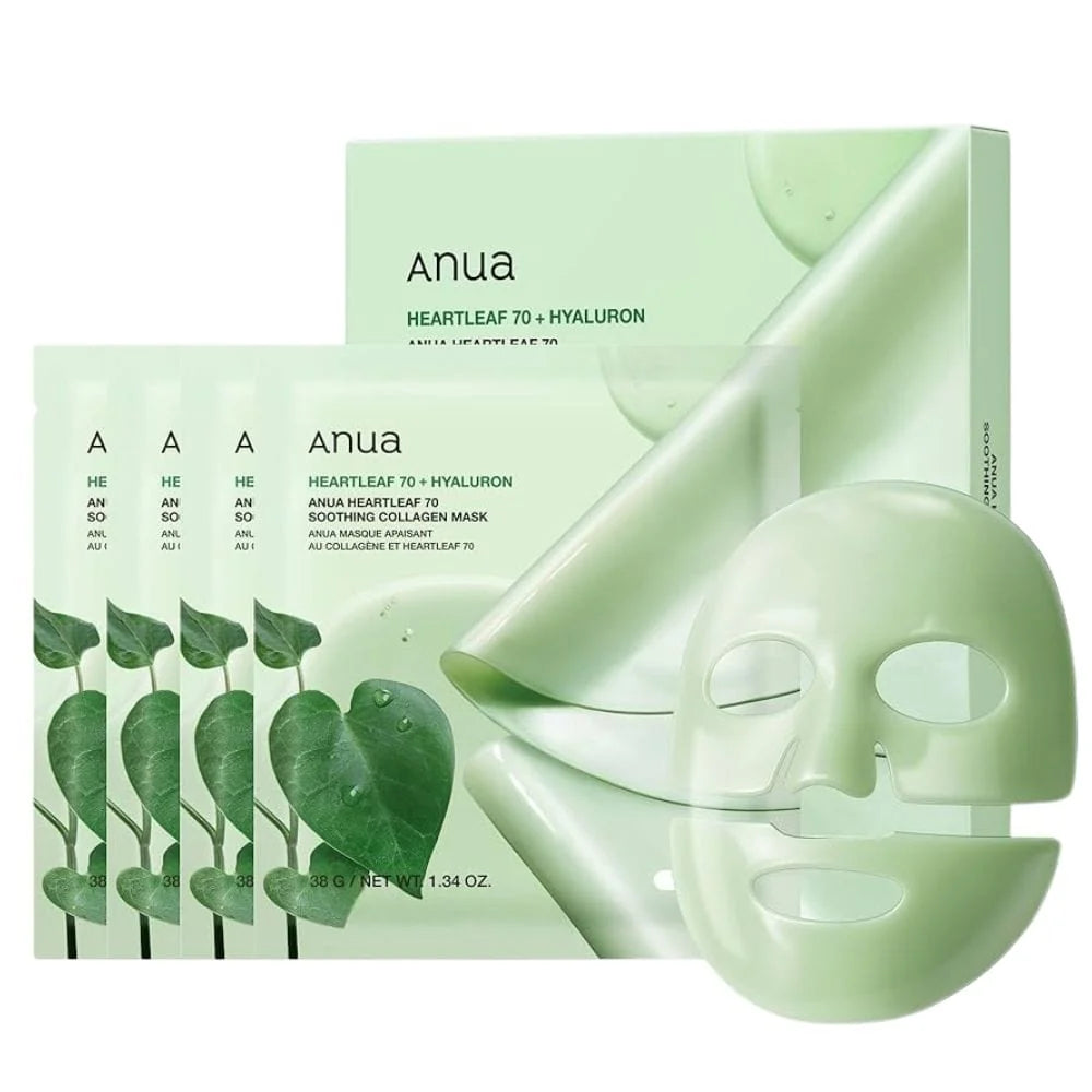 BLOCK36: ANUA MASHERA VISO HEARTLLEAF 70 HYALURON (PACK DS 4 PZ)