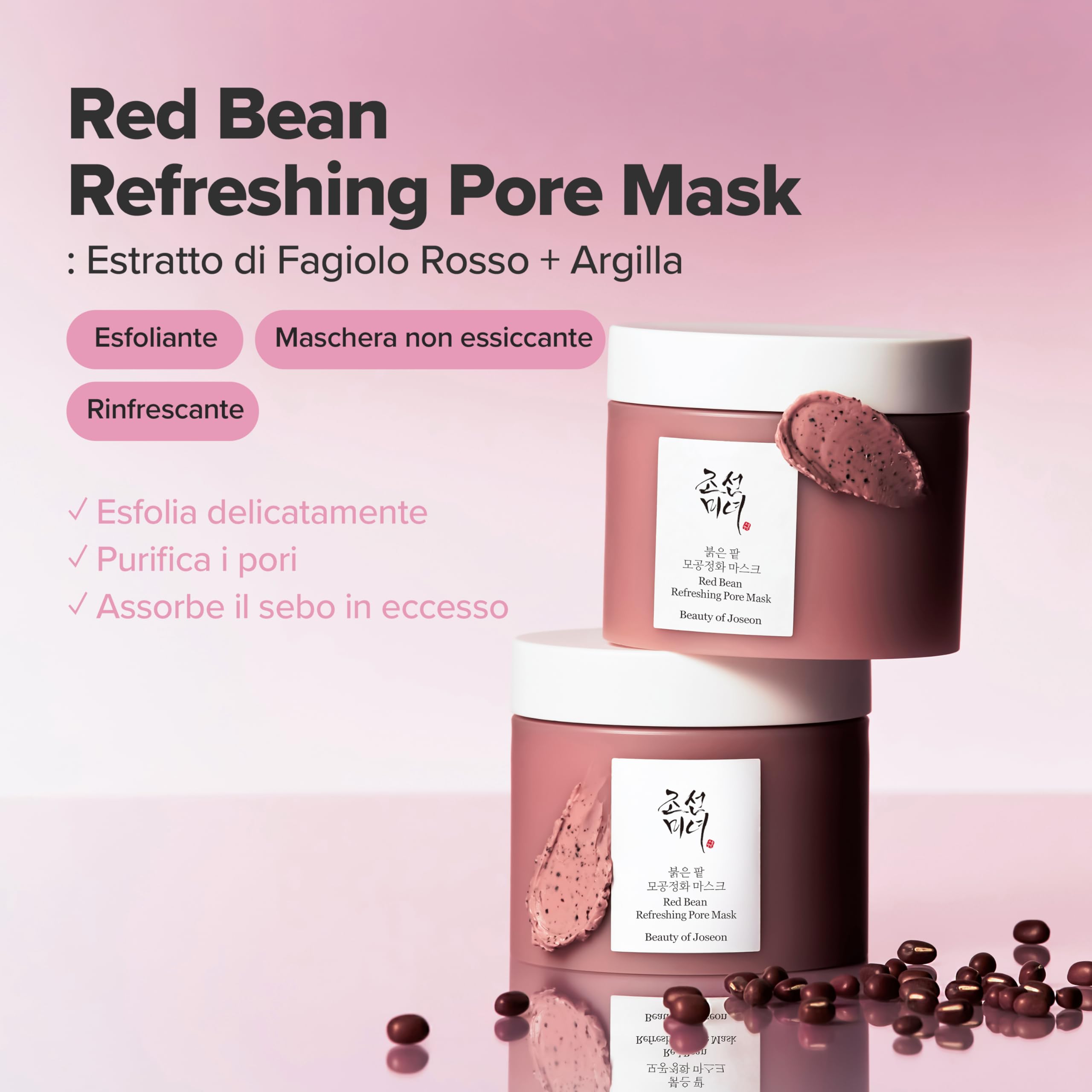 BLOCK36: CREMA	BEAUTY OF JOSEON (KOREANA)	RED BEAN REFRESHING PORE MASK