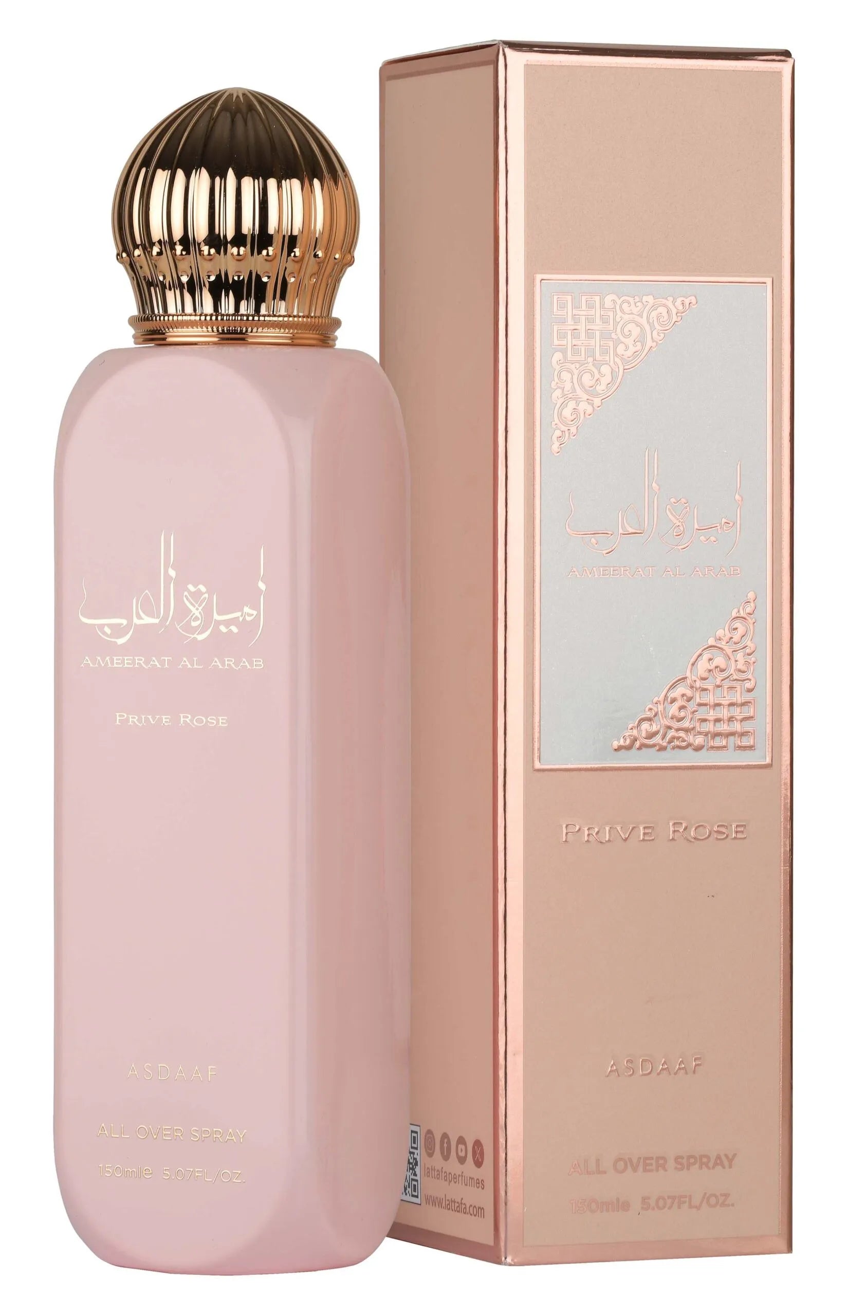 BLOCK36: PROFUMO ARABO ASDAAF AMEERAT AL ARAB PRIVE ROSE EDP 150ML