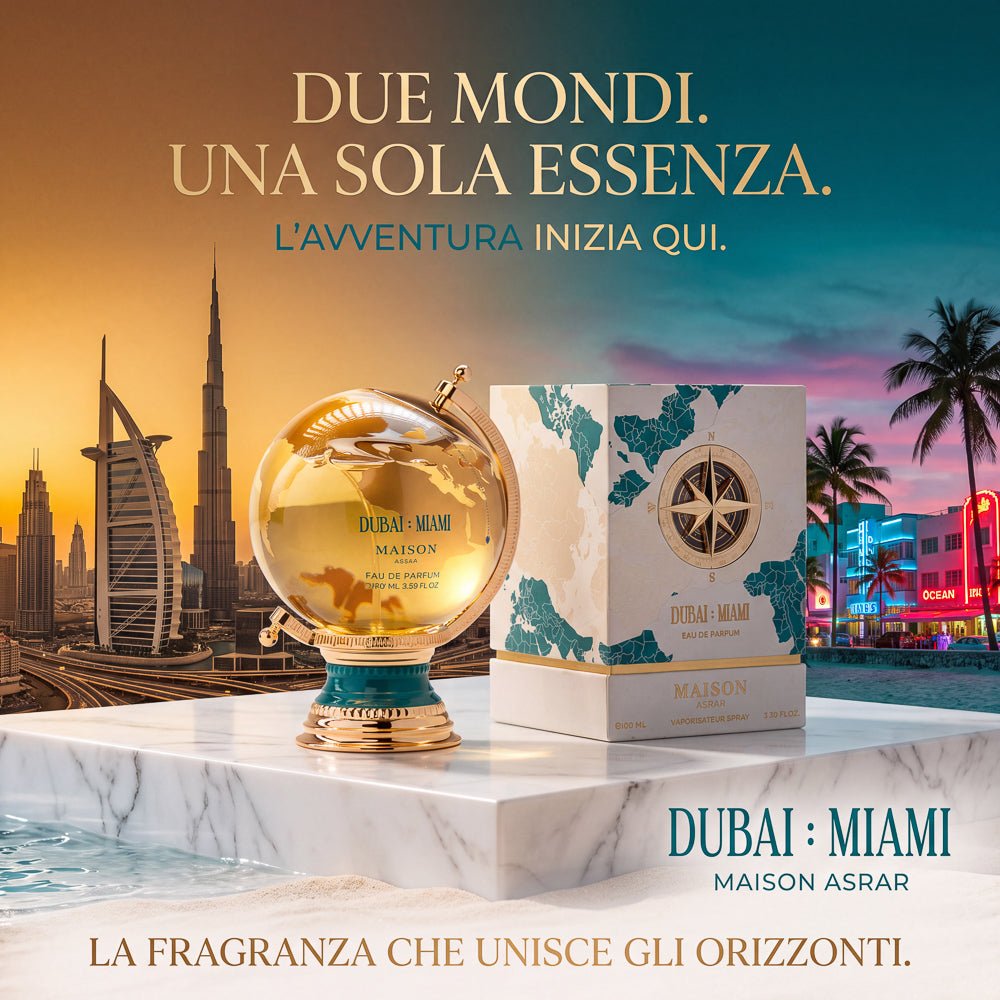 BLOCK36:PROFUMO ARABO MAISON ASRAR DUBAI MIAMI EDP 100ML