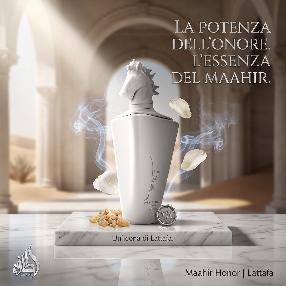 BLOCK36: PROFUMO ARABO LATTAFA MAAHIR HONOR  EDP 100 ML