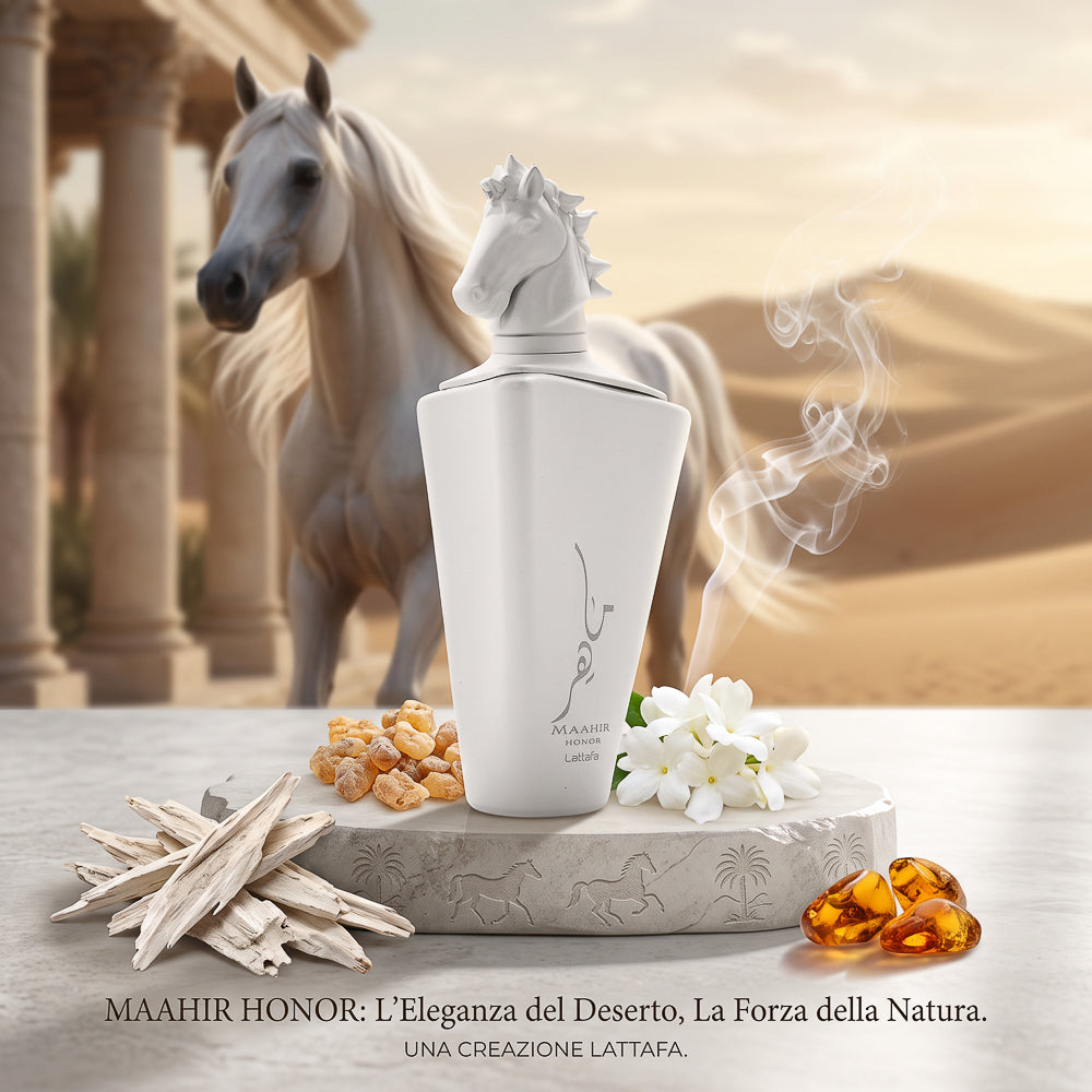 BLOCK36: PROFUMO ARABO LATTAFA MAAHIR HONOR  EDP 100 ML