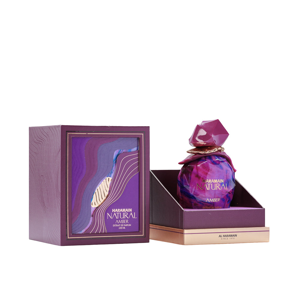 BLOCK36: PROFUMO ARABO AL HARAMAIN NATURAL AMBER EXTRAIT  DE PARFUM 100 ML