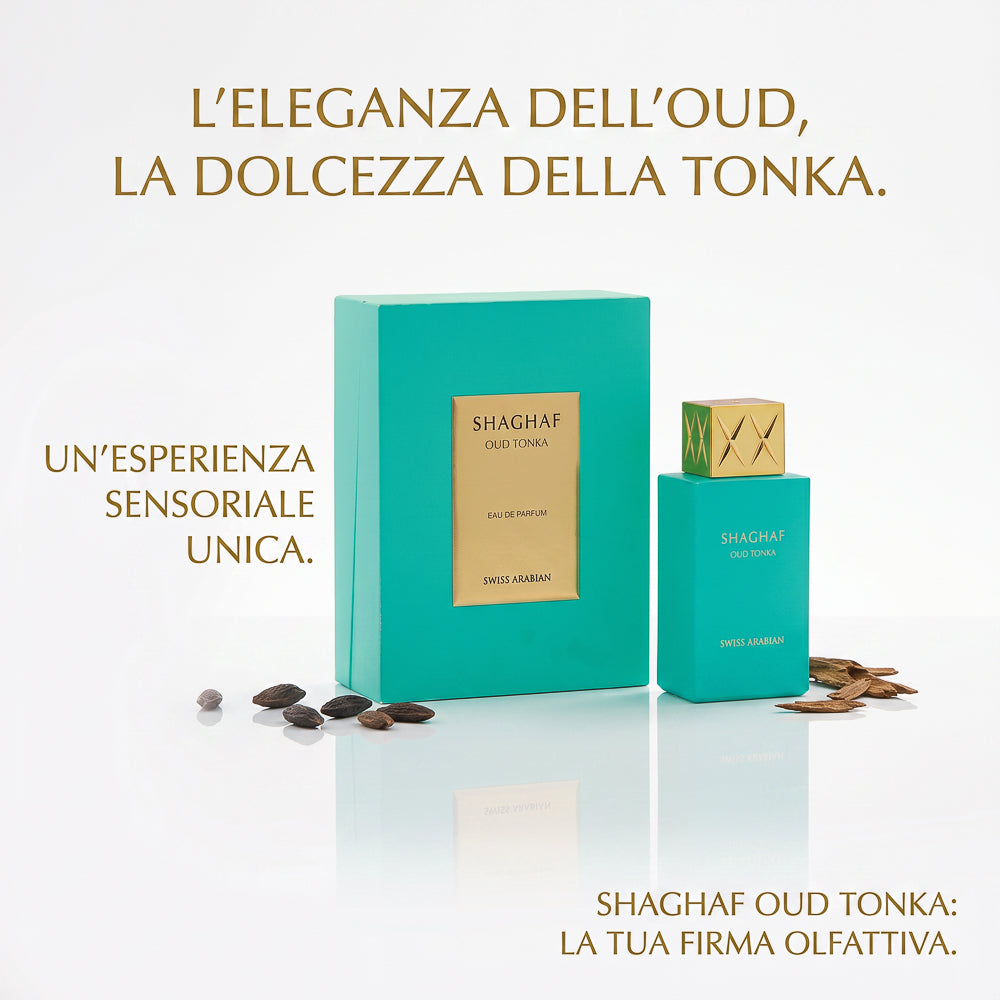 BLOCK36: PROFUMO ARABO SWISS ARABIAN	SHAGHAF OUD TONKA EDP 75ML
