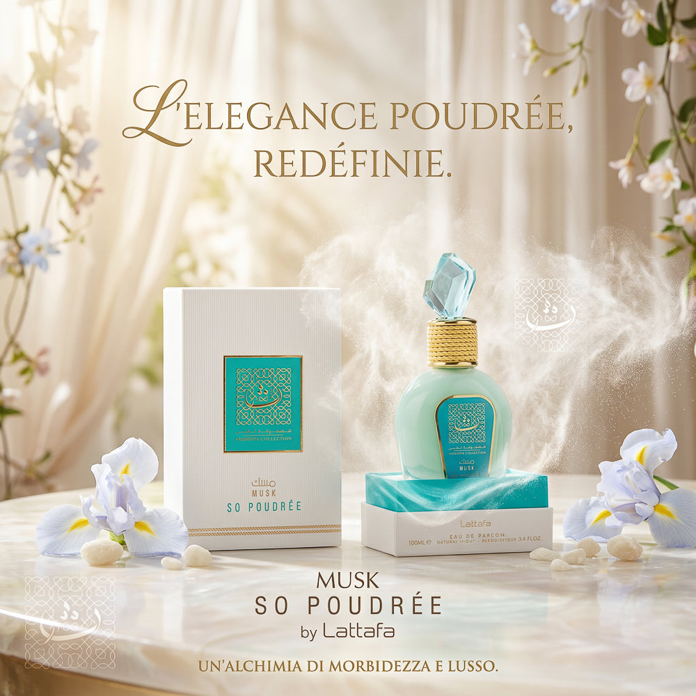 BLOCK36: PROFUMO ARABO LATTAFA MUSK SO POUDREE' 100 ML EDP
