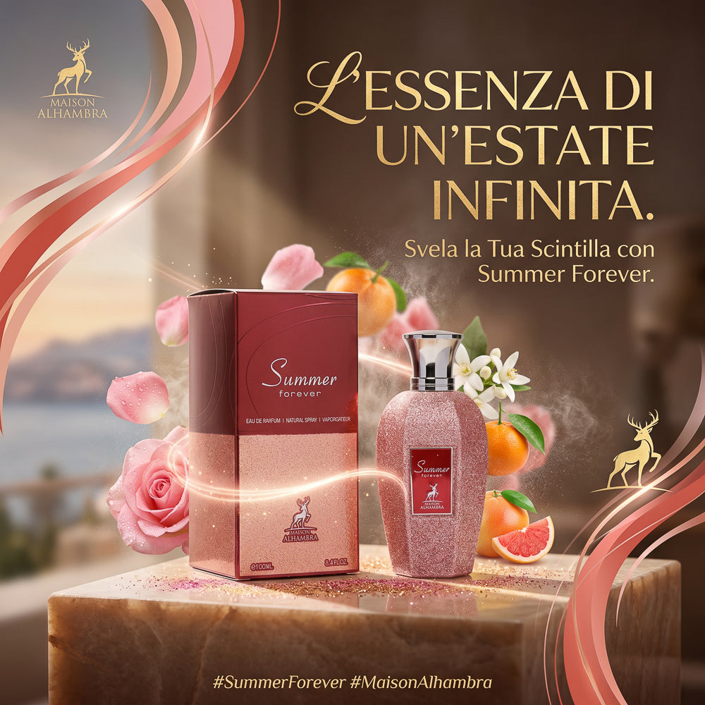 BLOCK36:PROFUMO ARABO MAISON ALHAMBRA SUMMER FOREVER EDP 100 ML