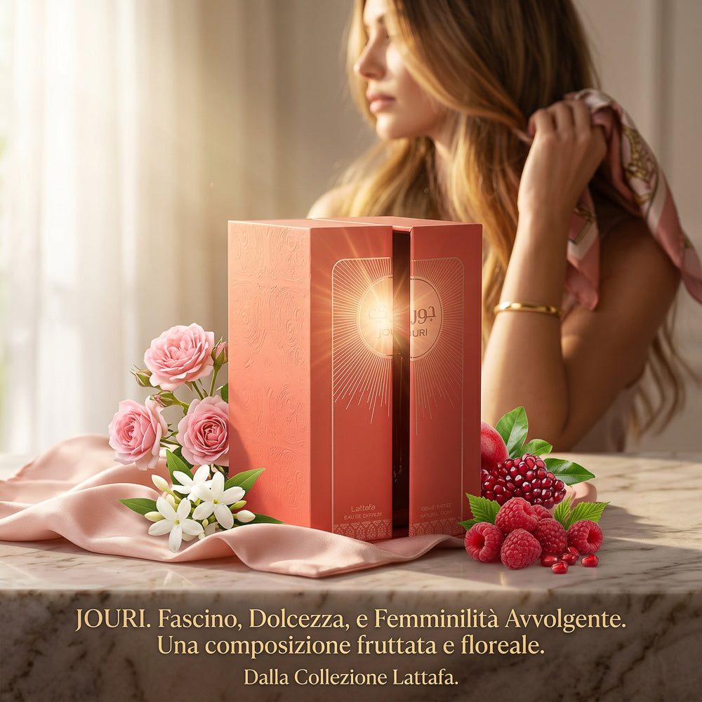 BLOCK36: PROFUMO ARABO Lattafa Jouri Eau De Parfum 100 Milliliters