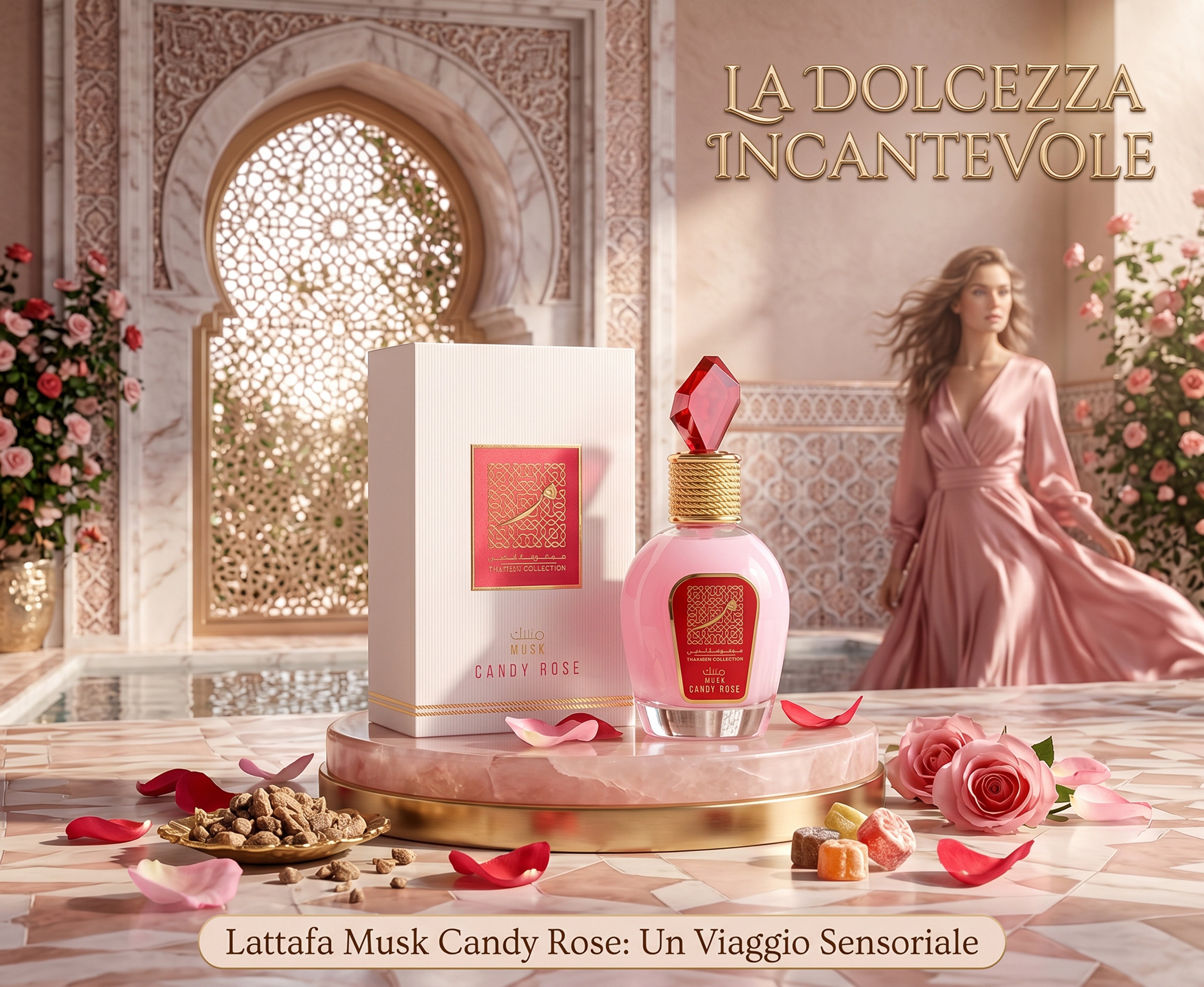 BLOCK36: LATTAFA MUSK CANDY ROSE ARABIAN PERFUME EDP SPRAY
