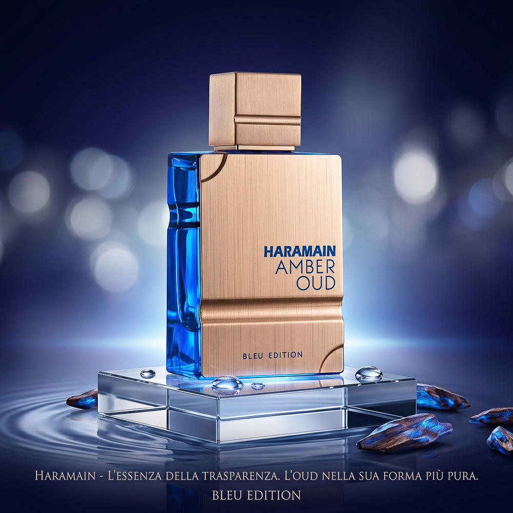 BLOCK36:PROFUMO ARABO AL HARAMAIN AMBER OUD BLUE  EDITION  EDP 60 ML