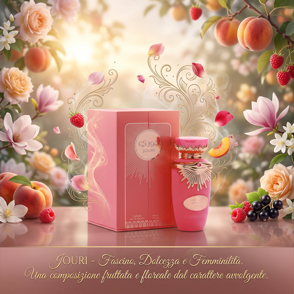 BLOCK36: PROFUMO ARABO Lattafa Jouri Eau De Parfum 100 Milliliters