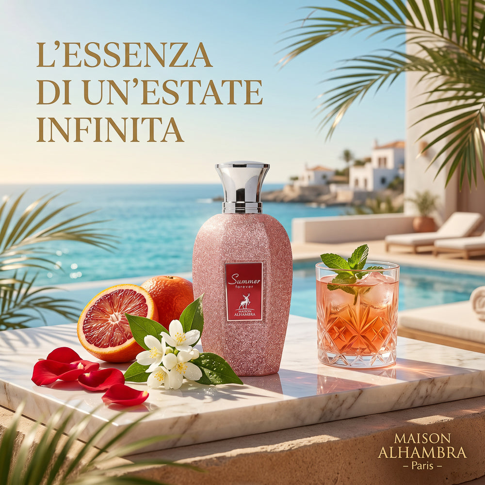 BLOCK36:PROFUMO ARABO MAISON ALHAMBRA SUMMER FOREVER EDP 100 ML