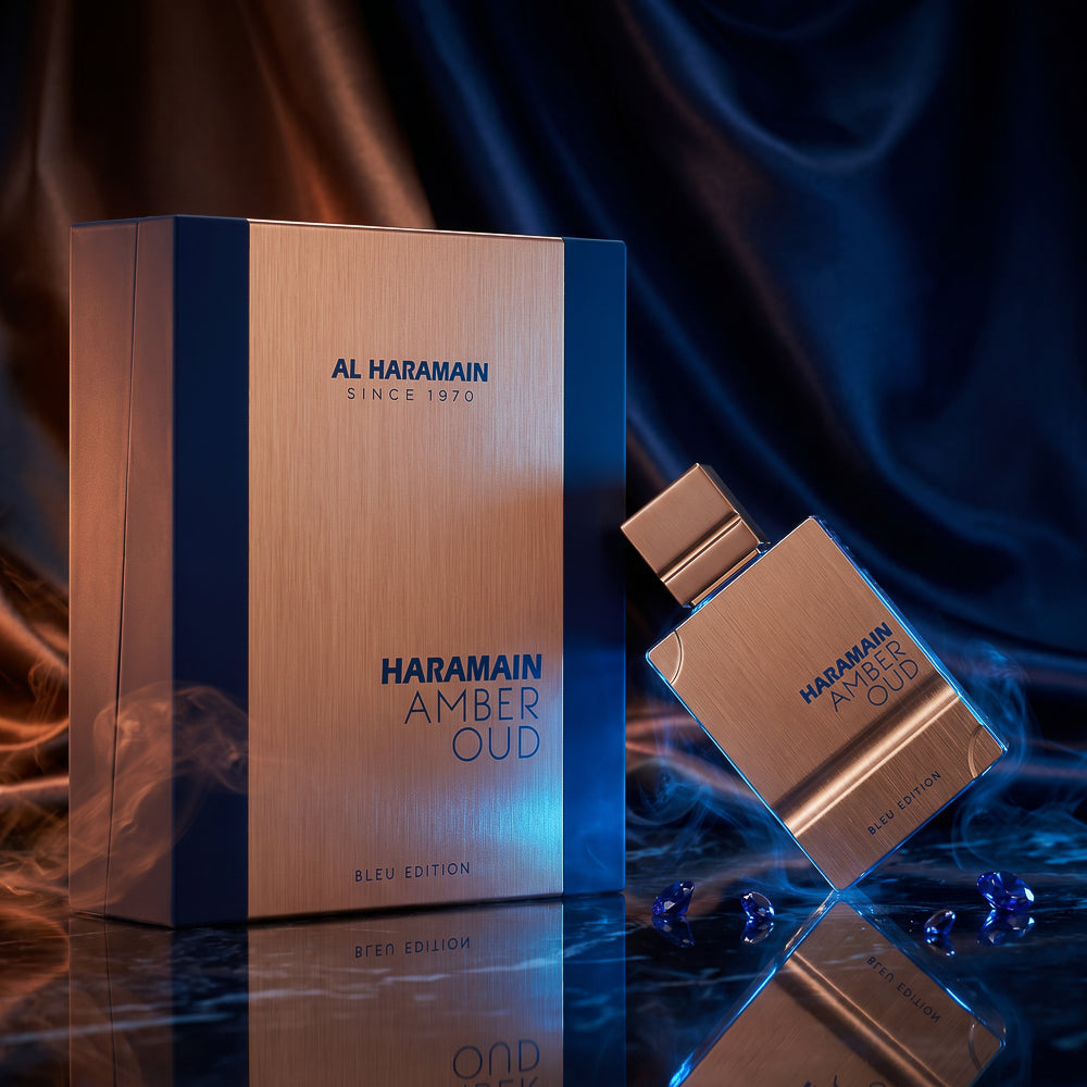 BLOCK36:PROFUMO ARABO AL HARAMAIN AMBER OUD BLUE  EDITION  EDP 60 ML