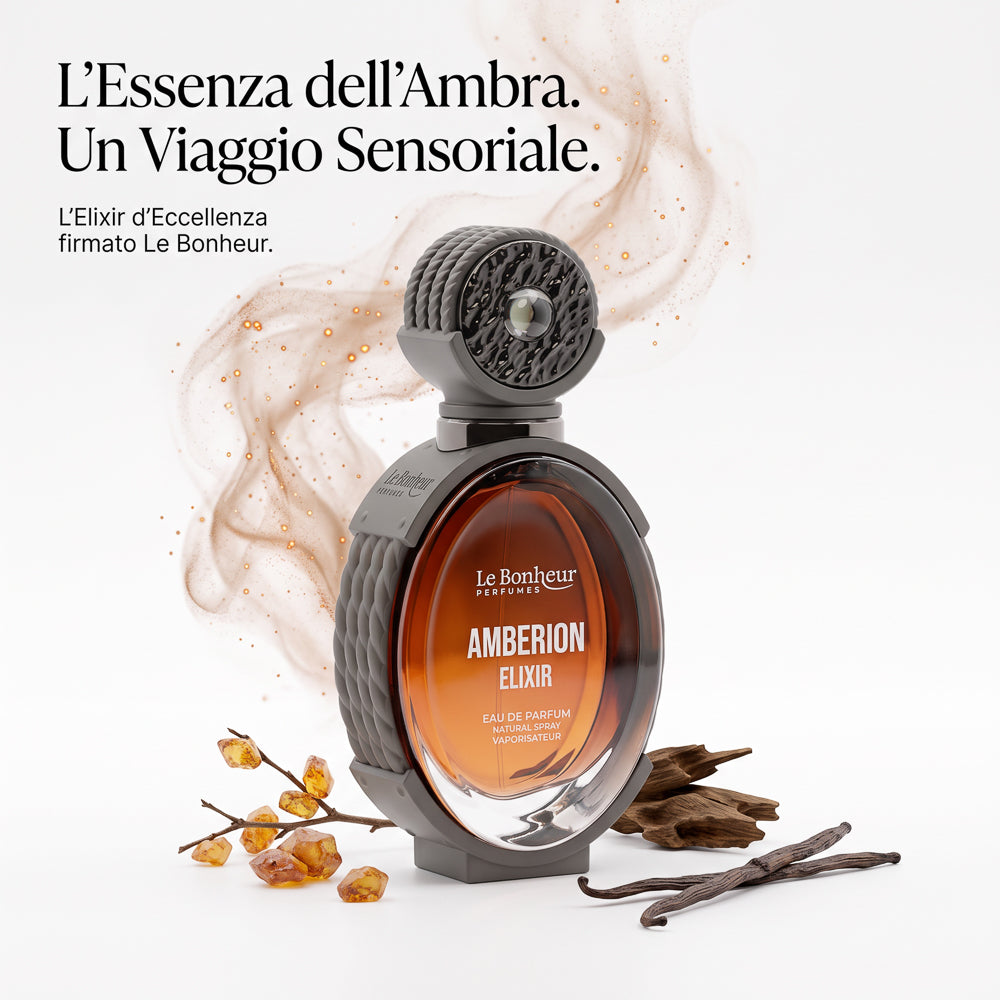 BLOCK36:PROFUMO ARABO LE BONHEUR AMBERION ELIXIR EDP 100ML