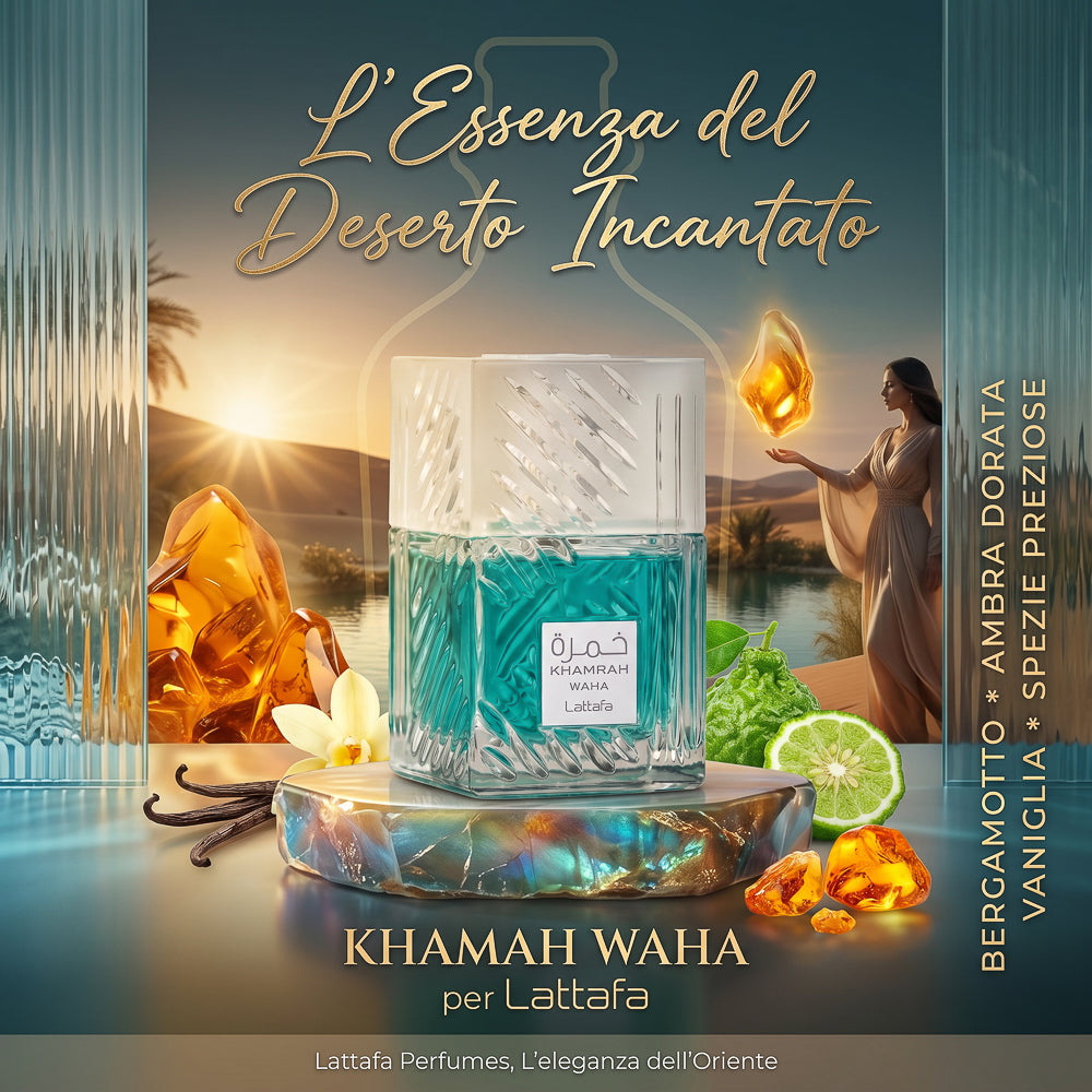 BLOCK36: PROFUMO ARABO LATTAFA KHAMRAH WAHA 100 ML EDP