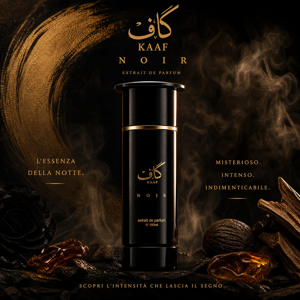 BLOCK36: PROFUMO ARABO AHMED AL MAGRIBI KAAF NOIR EXTRAIT DE PARFUM 100ML