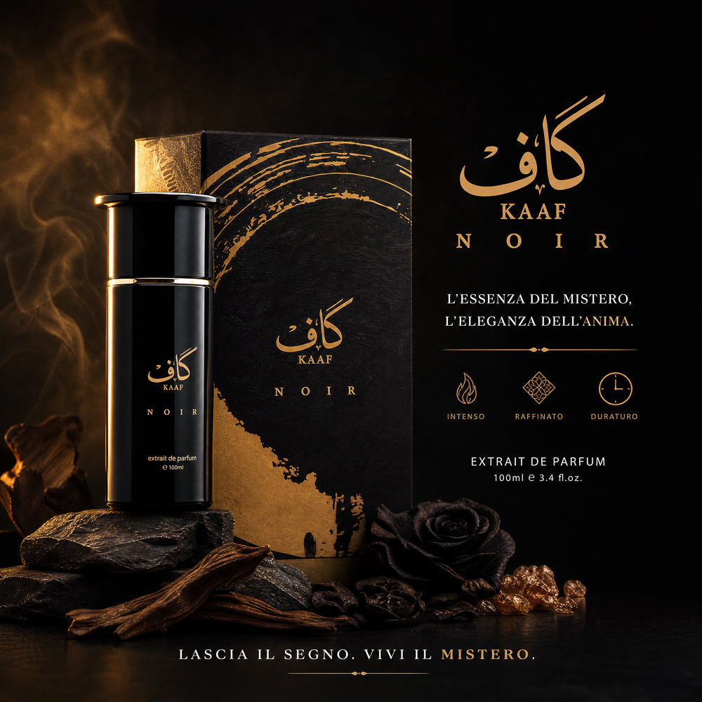 BLOCK36: PROFUMO ARABO AHMED AL MAGRIBI KAAF NOIR EXTRAIT DE PARFUM 100ML