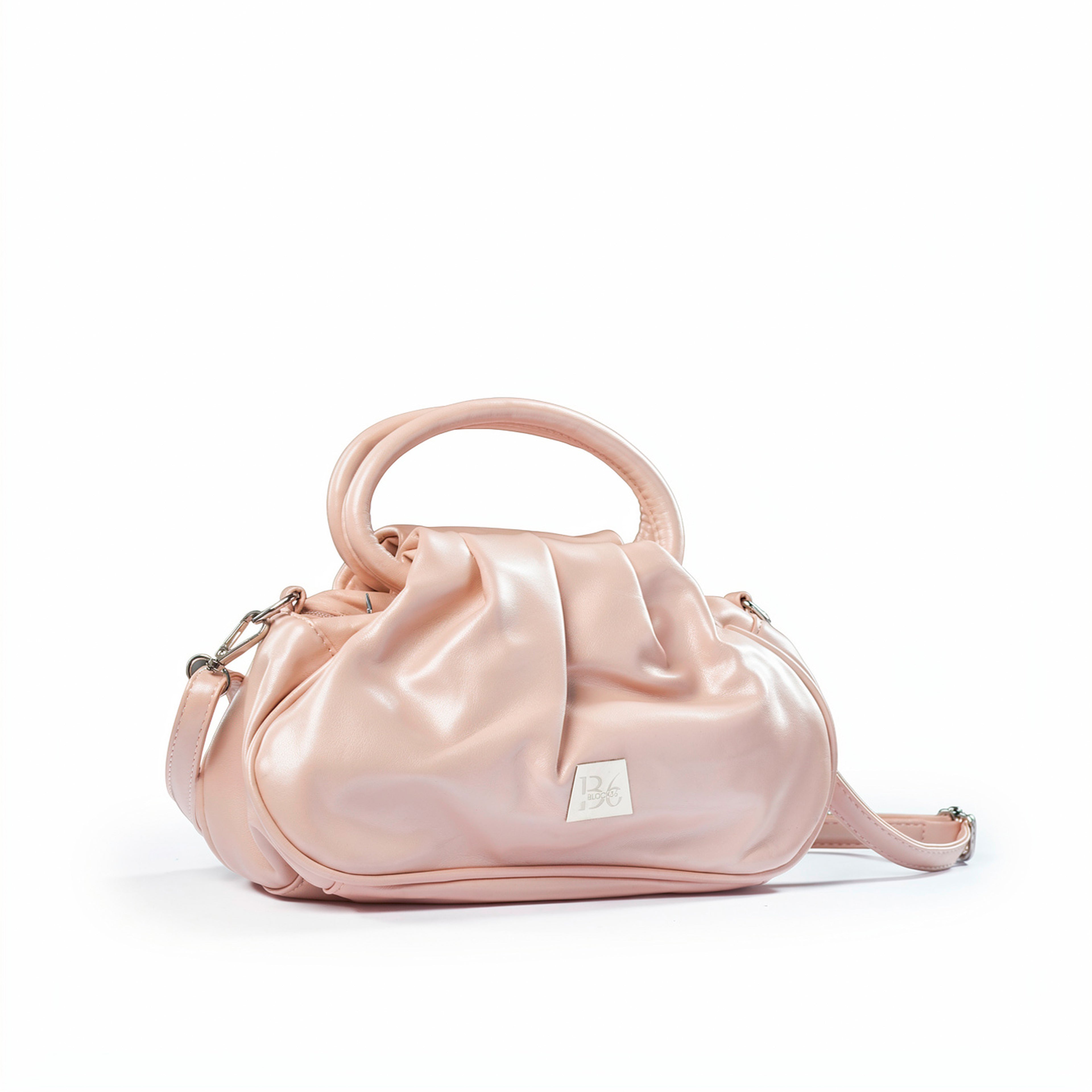 BLOCK36:BORSA COL ROSA CHIARO