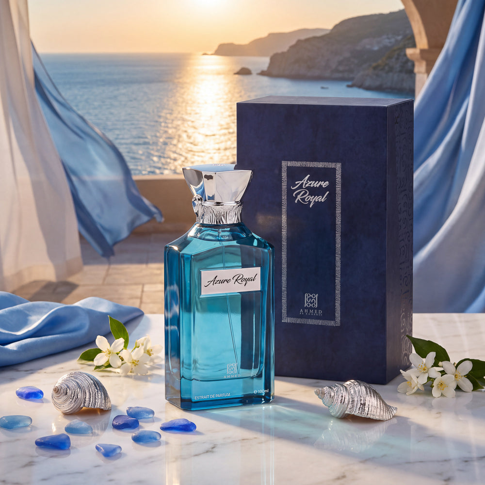 BLOCK36: PROFUMO ARABO AHMED AL MAGHRIBI AZURE ROYAL EXTRAIT DE PARFUM 100 ML