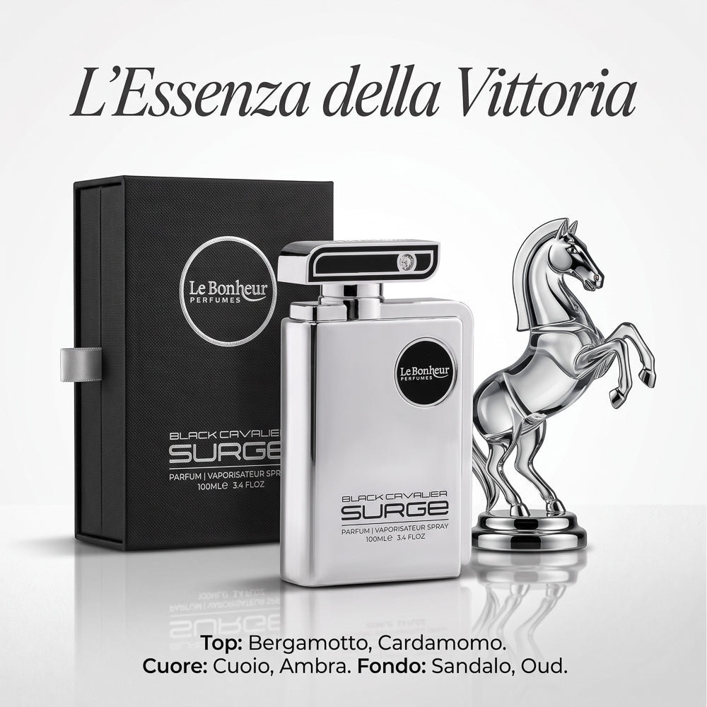 BLOCK36: Black Cavalier Surge di Le Bonheur Perfumes