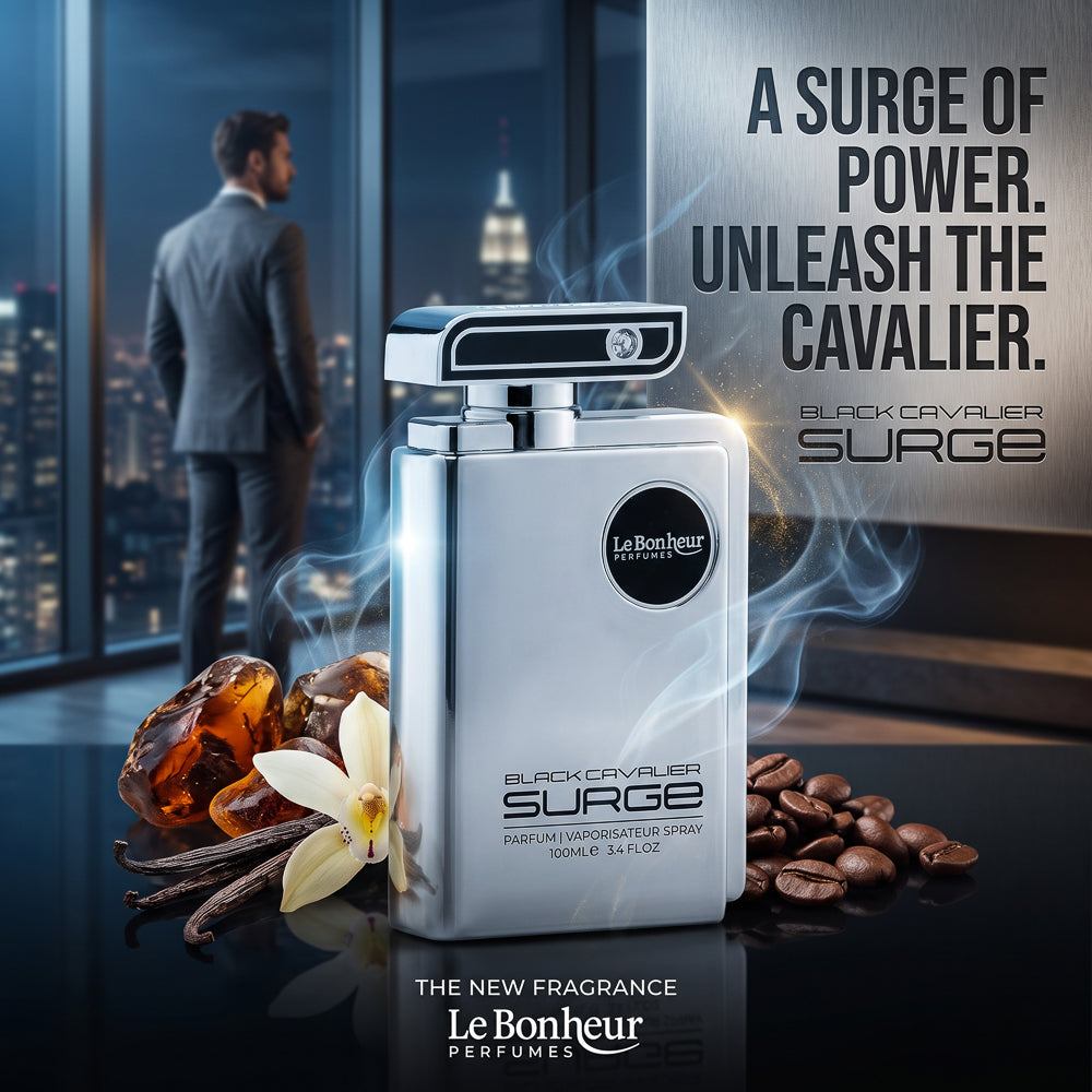 BLOCK36: Black Cavalier Surge di Le Bonheur Perfumes