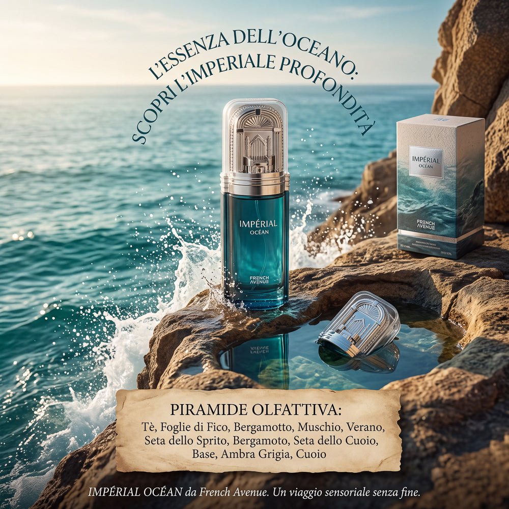 BLOCK36: PROFUMO ARABO FRENCH AVENUE IMPERIAL OCEAN EXTRAIT DE PARFUM 100 ML