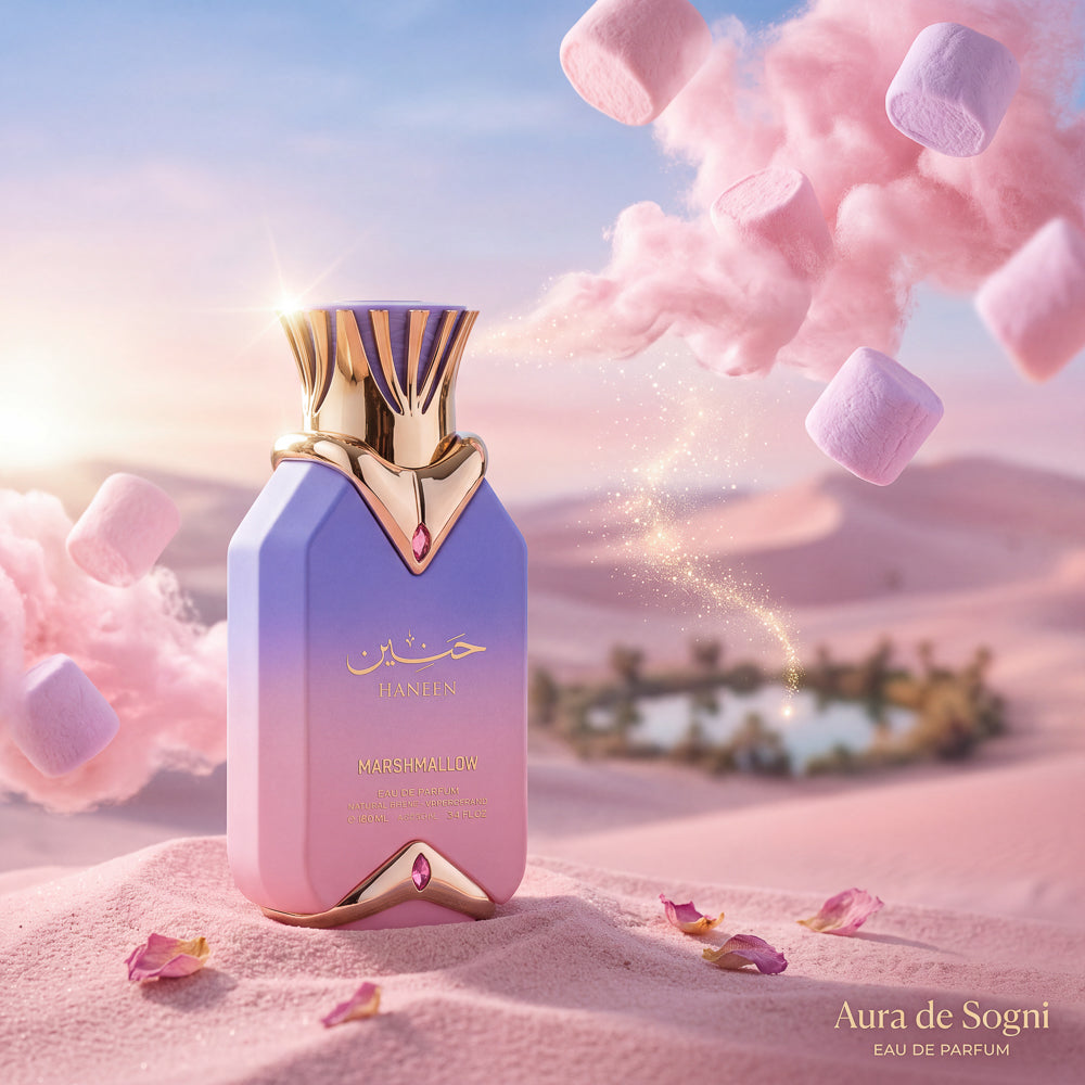 BLOCK36: PROFUMO ARABO HANEEN MARSHMALLOW BY LE BONHEUR WOMAN EDP 100 ML