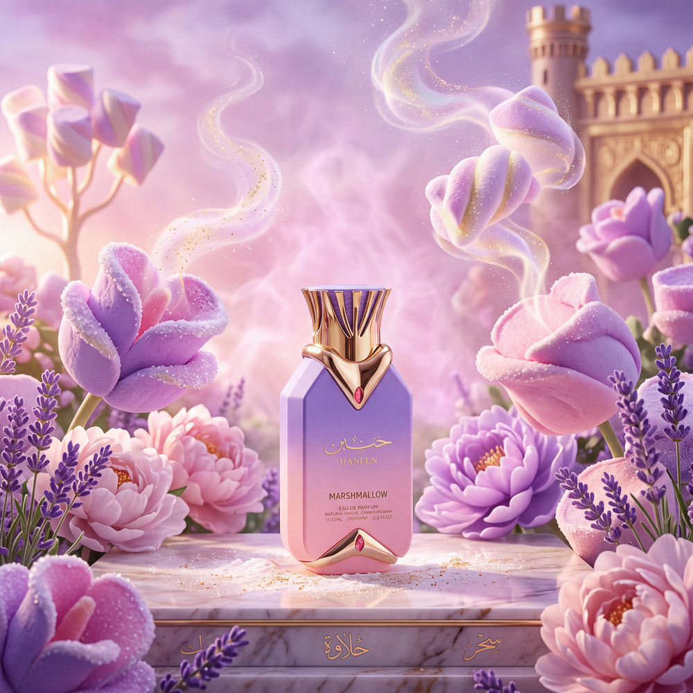 BLOCK36: PROFUMO ARABO HANEEN MARSHMALLOW BY LE BONHEUR WOMAN EDP 100 ML