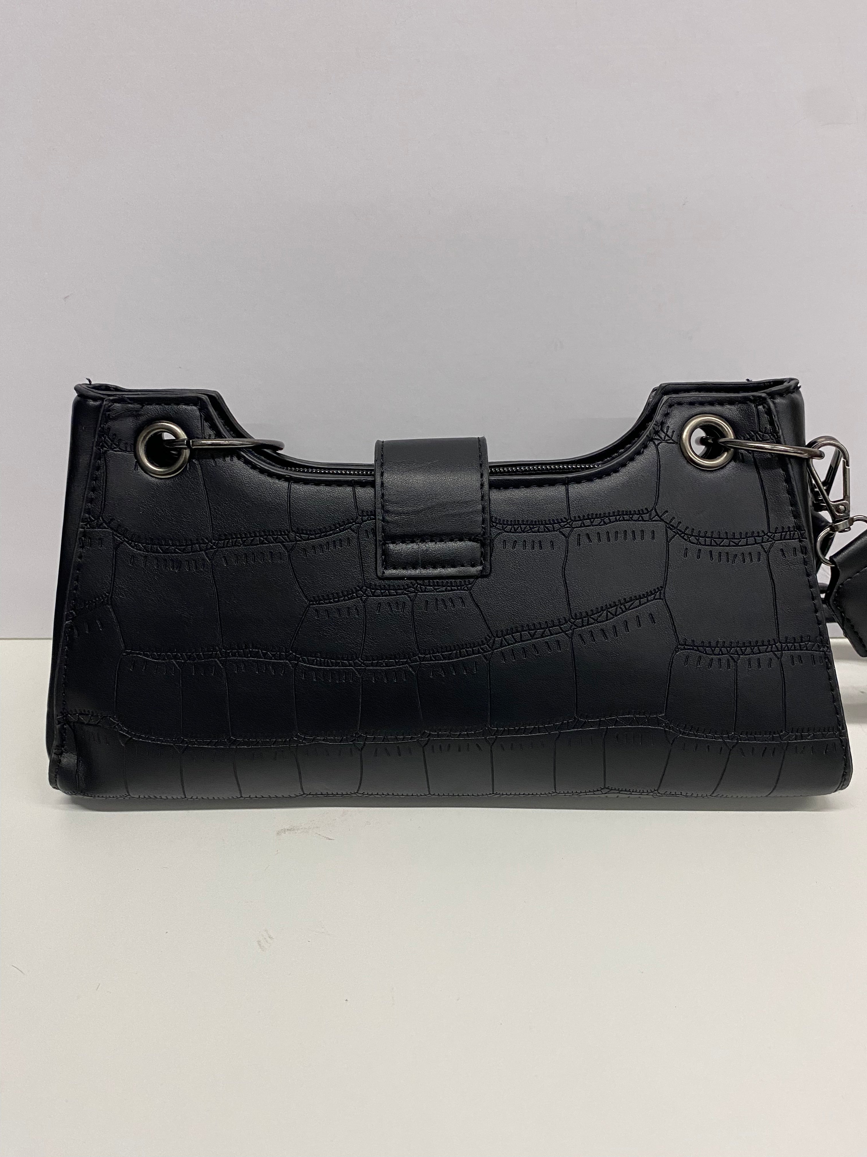 BORSA ELEGANTE CON TRACOLLA STAMPA COCCODRILLO