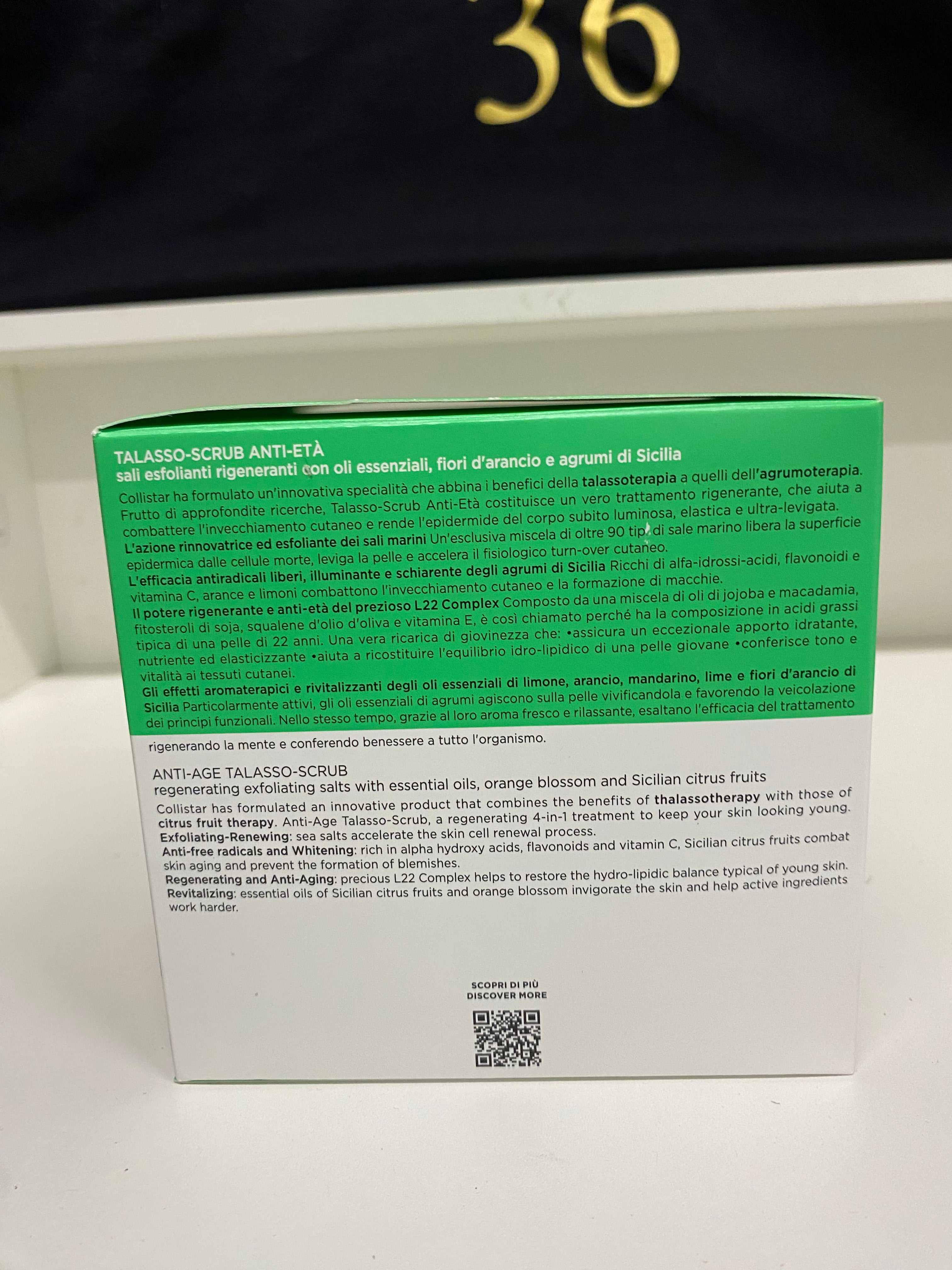 ANTI-AGE TALASSOSCRUB 700g REJUVENATING BODY SCRUB