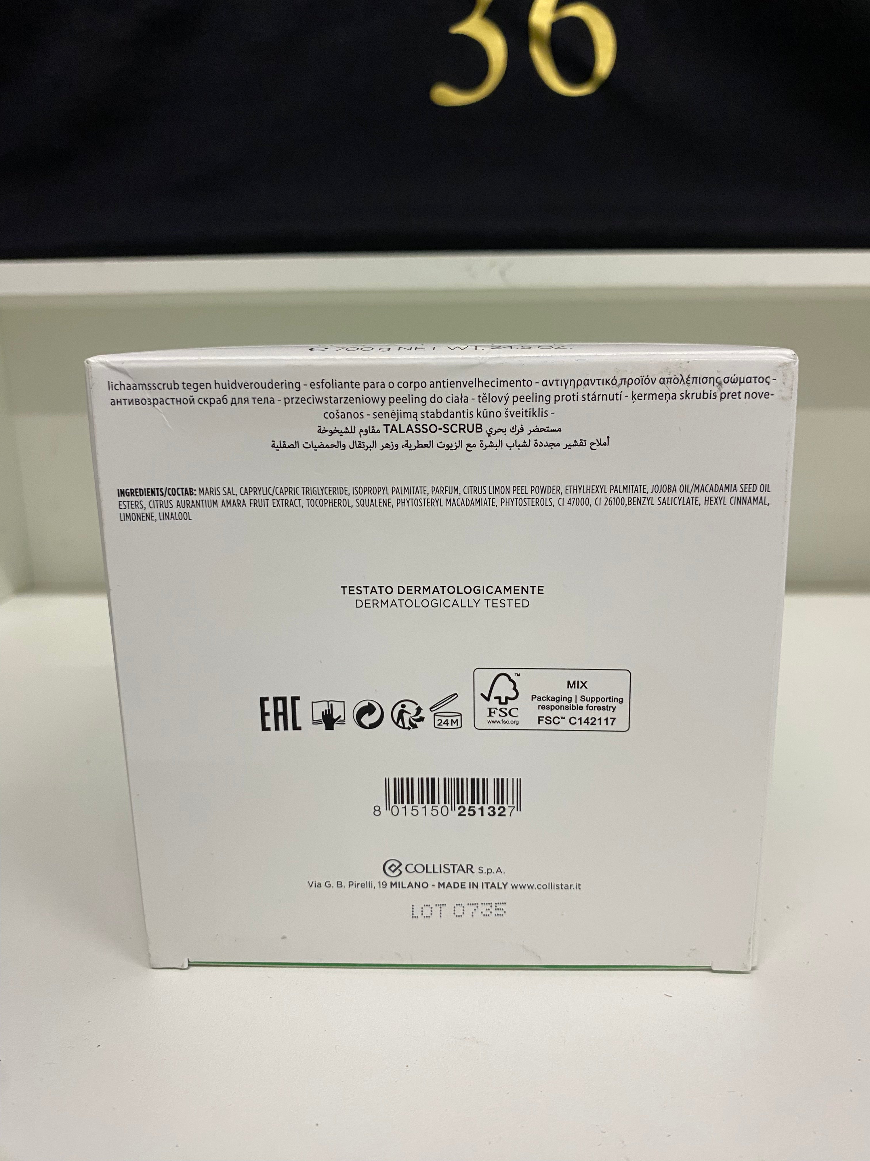 ANTI-AGE TALASSOSCRUB 700g REJUVENATING BODY SCRUB