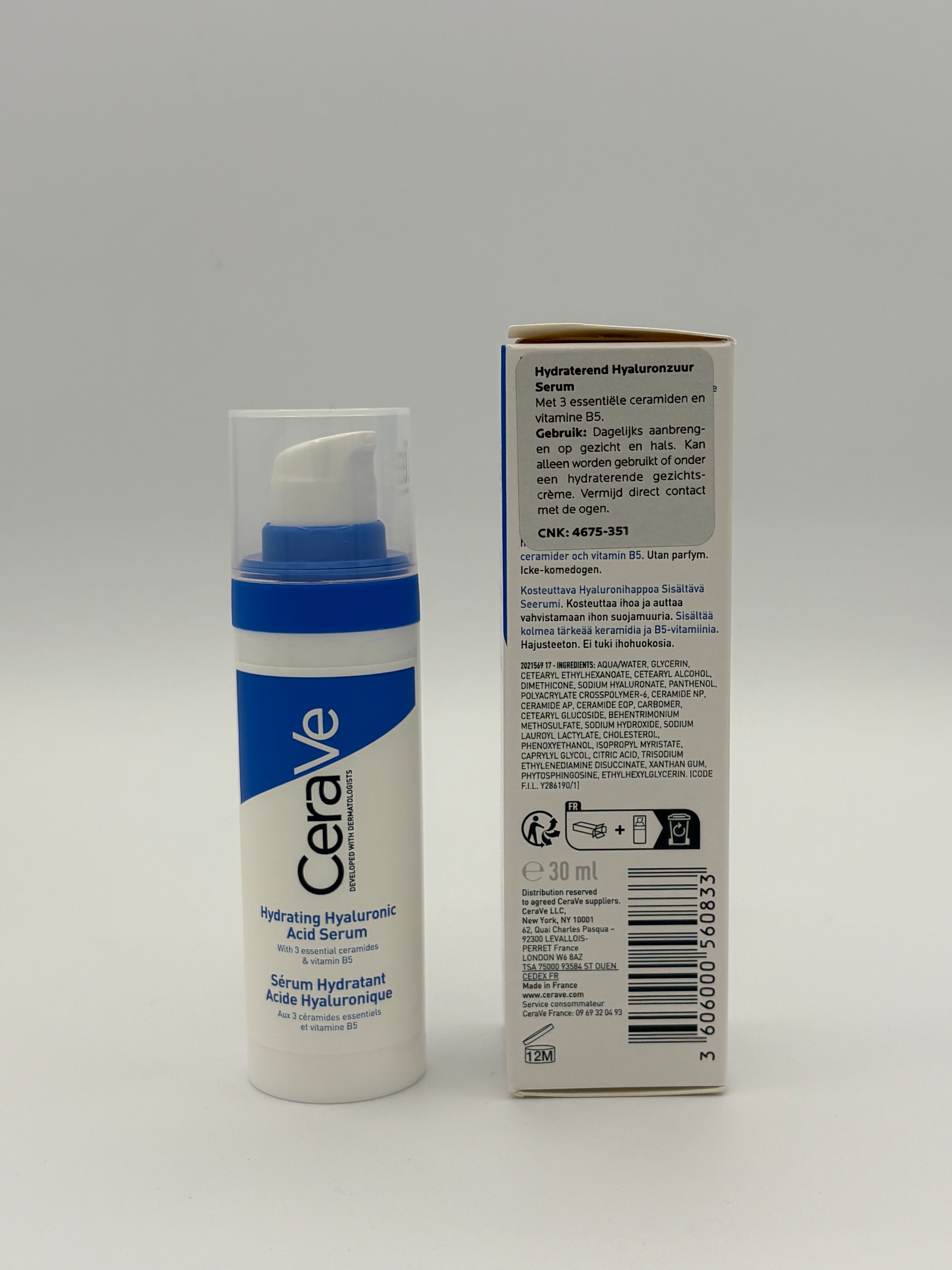 BLOCK36: SIERO	CERAVE	HYDRATING HYALURONIC ACID SERUM 30ml