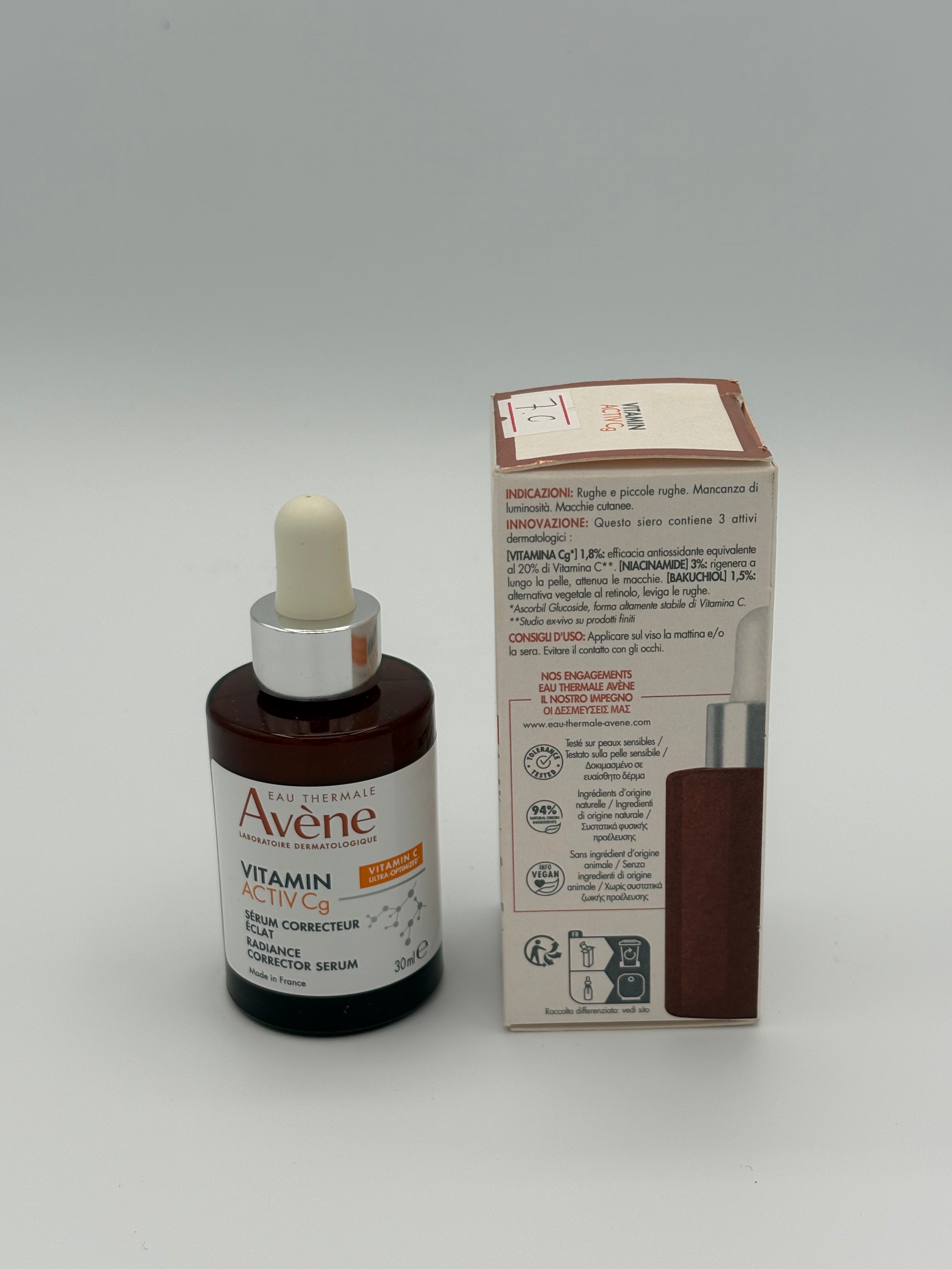 AVENE VITAMINA ACTIV Cg SIERO CORRETTORE LUMINOSITA'