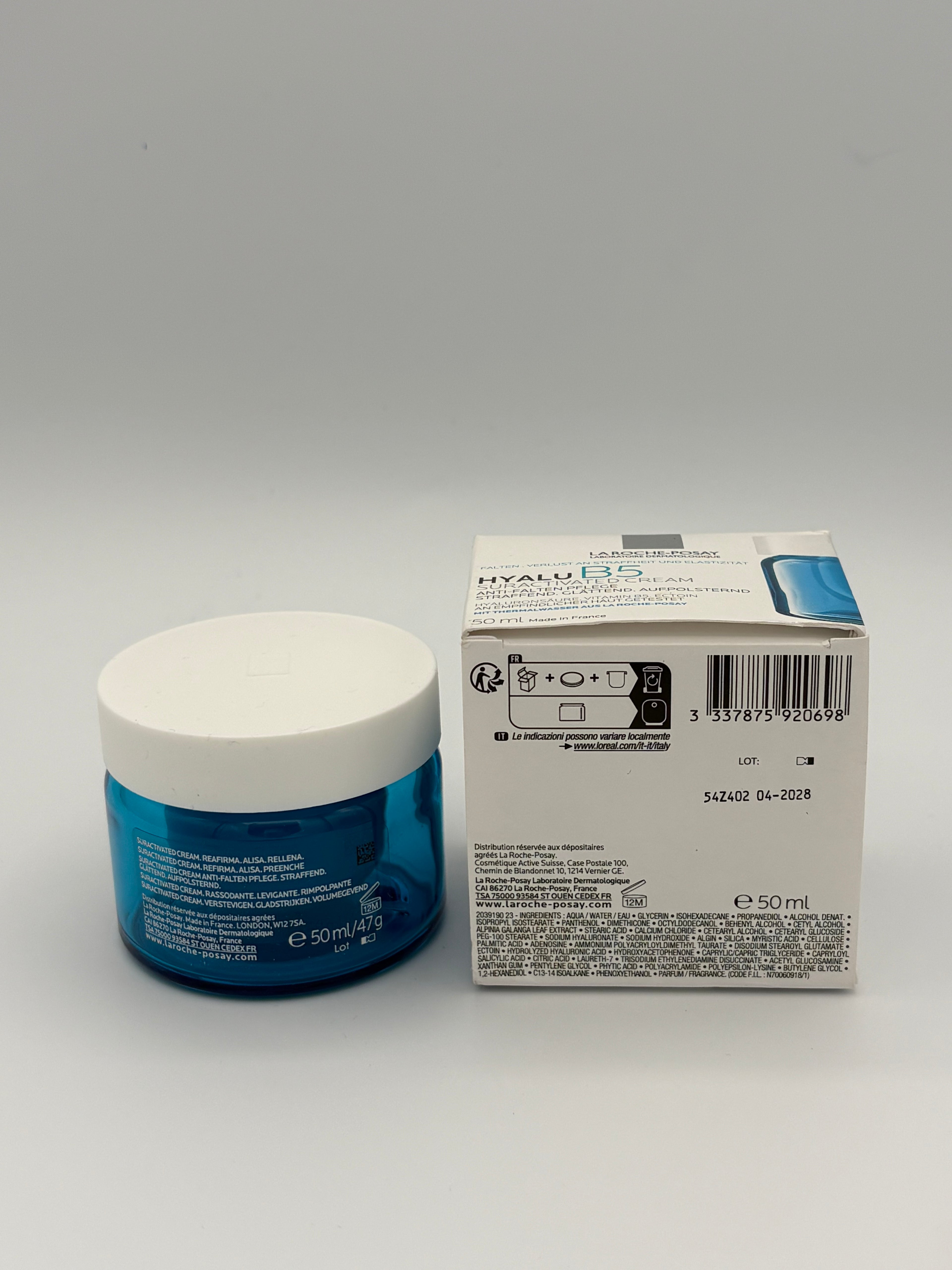 BLOCK36: CREMA	LA ROCHE POSAY	HYALU B5 SUPERACTIVATED CREAM LSF30