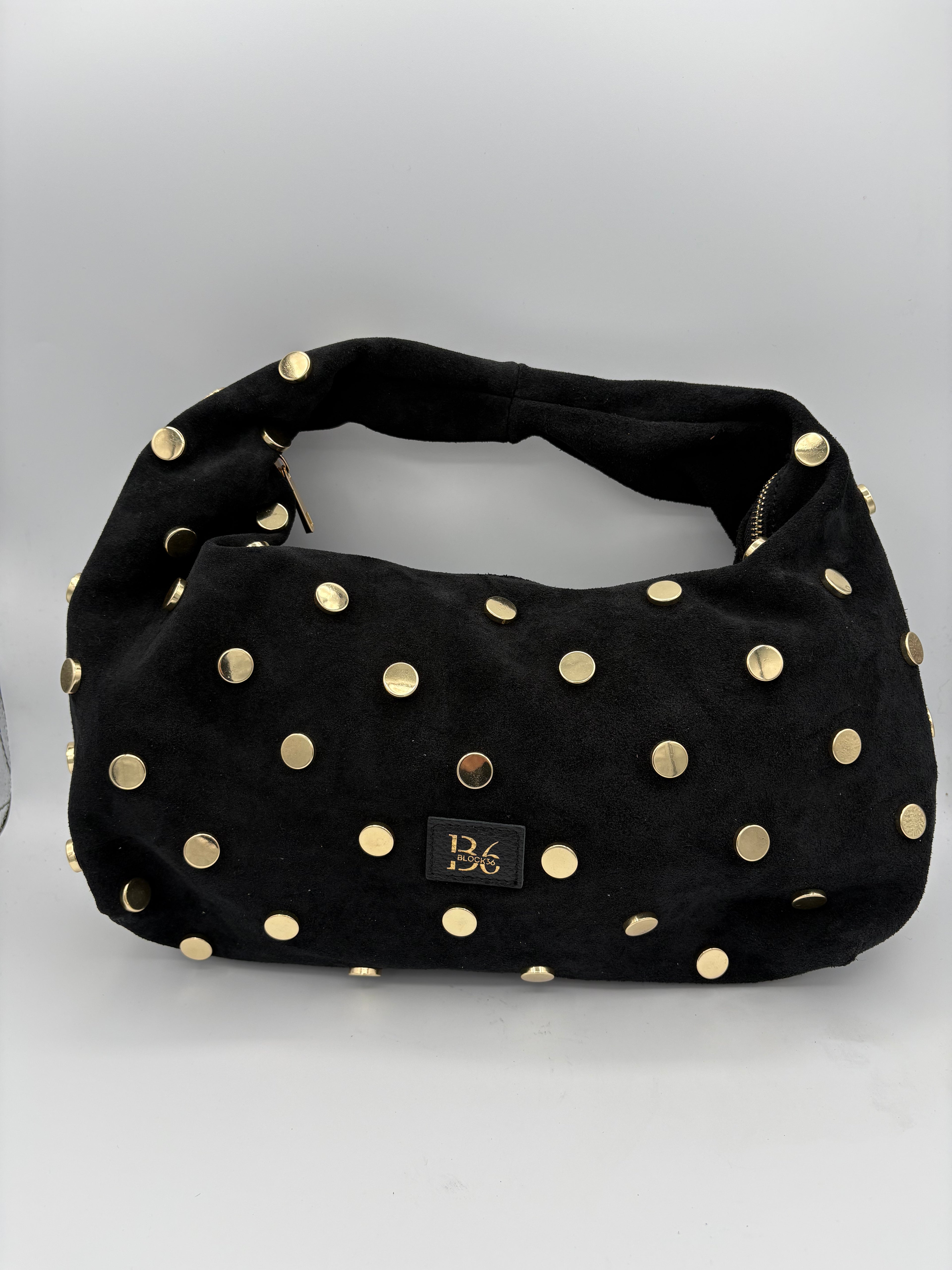 BLOCK36 | BORSA A SPALLA NERA - FIVE POINT