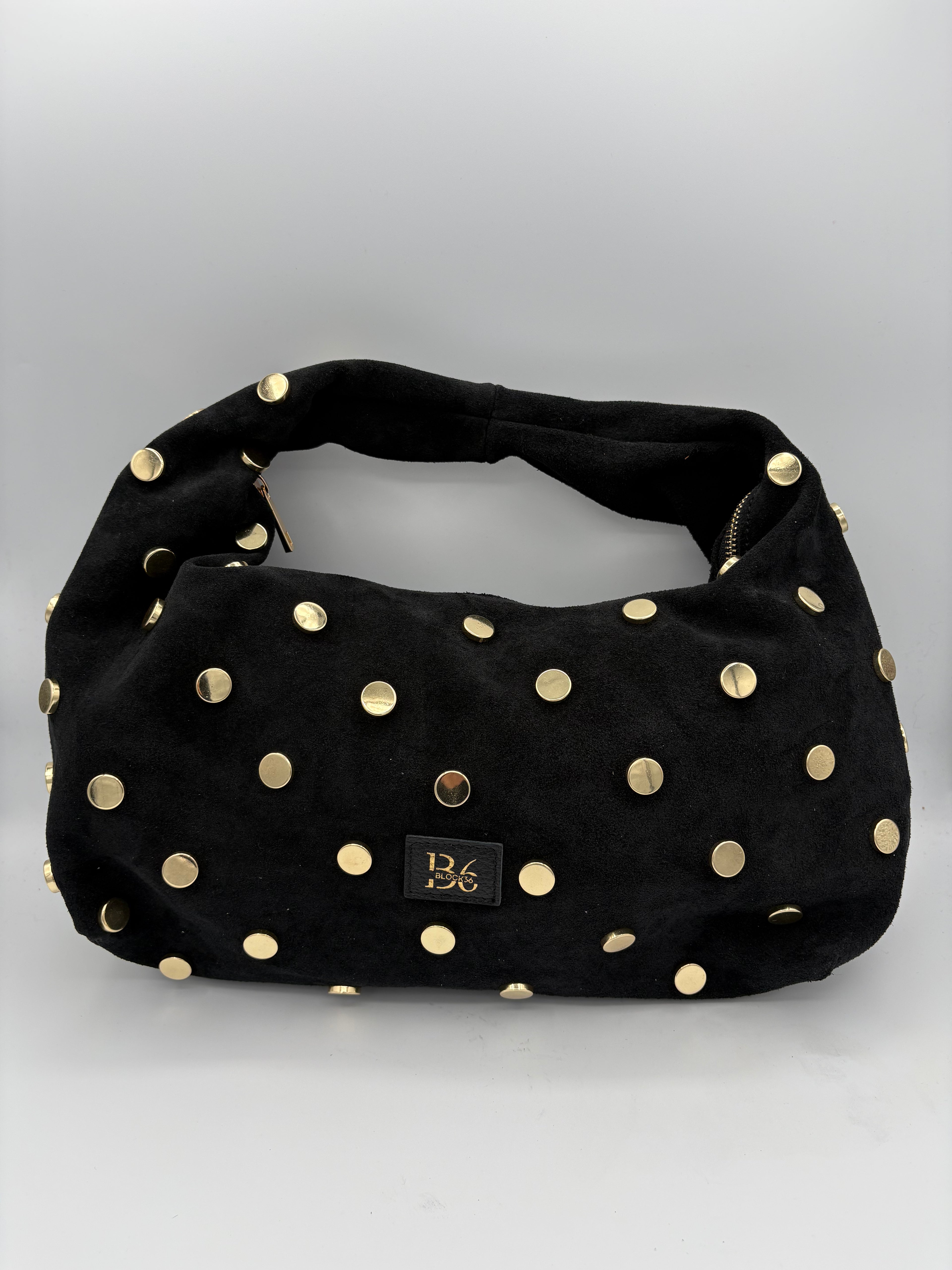 BLOCK36 | BORSA A SPALLA NERA - FIVE POINT