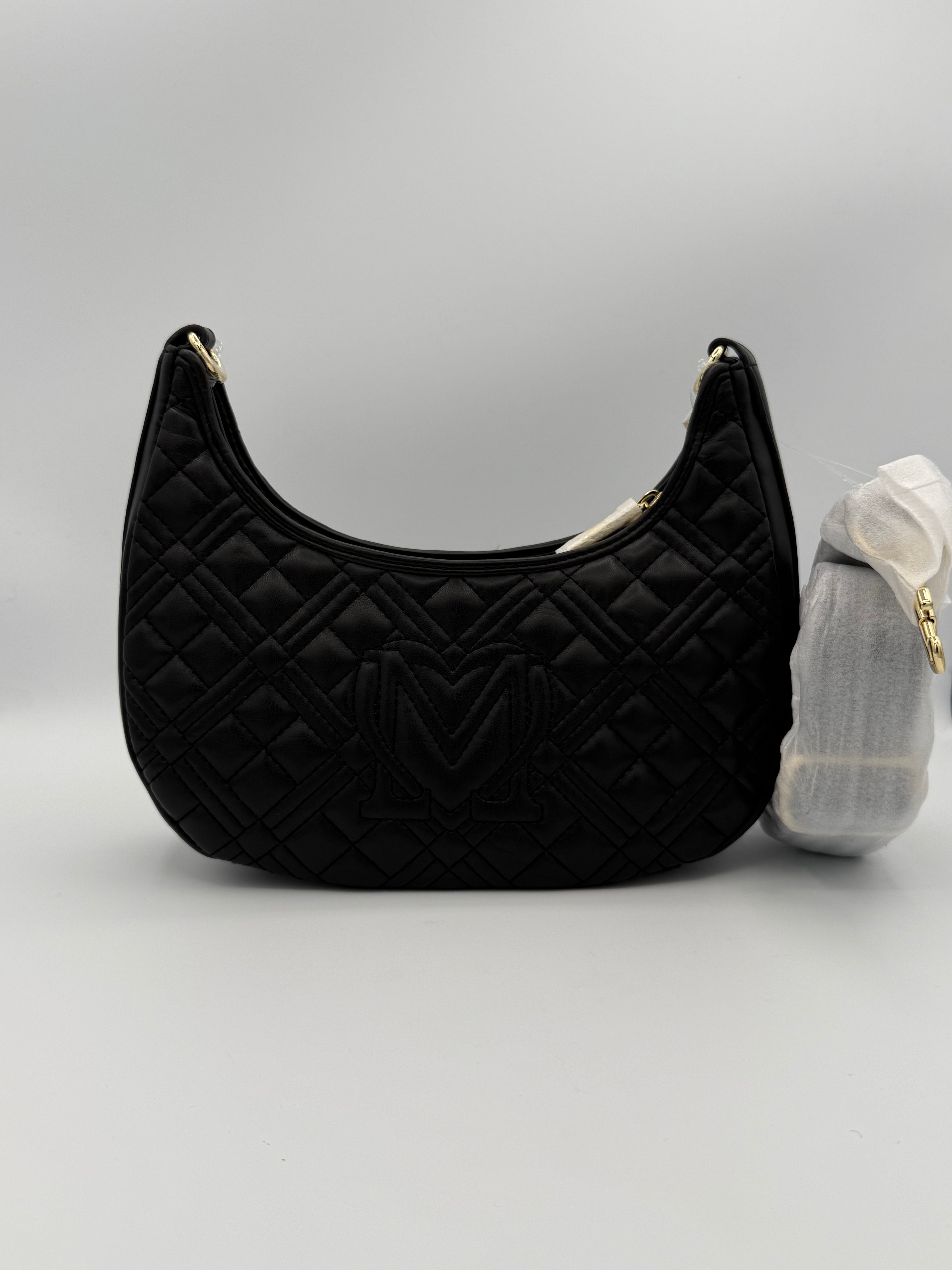 BORSA QUILTED MEZZA COL NERO