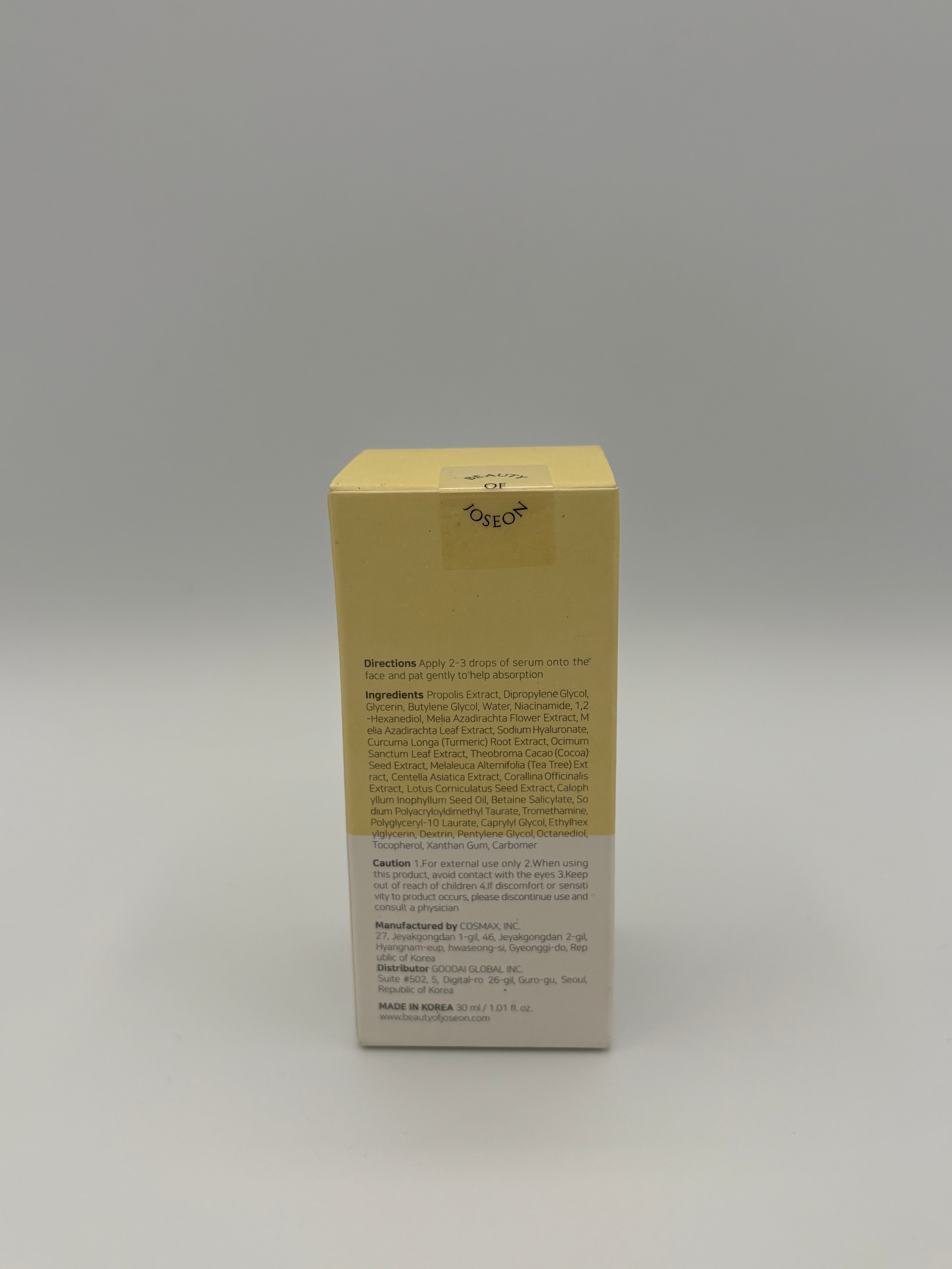 BLOCK36: SIERO	BEAUTY OF JOSEON (KOREANA)	GLOW SERUM PROPOLIS + NIACINAMIDE 30ml