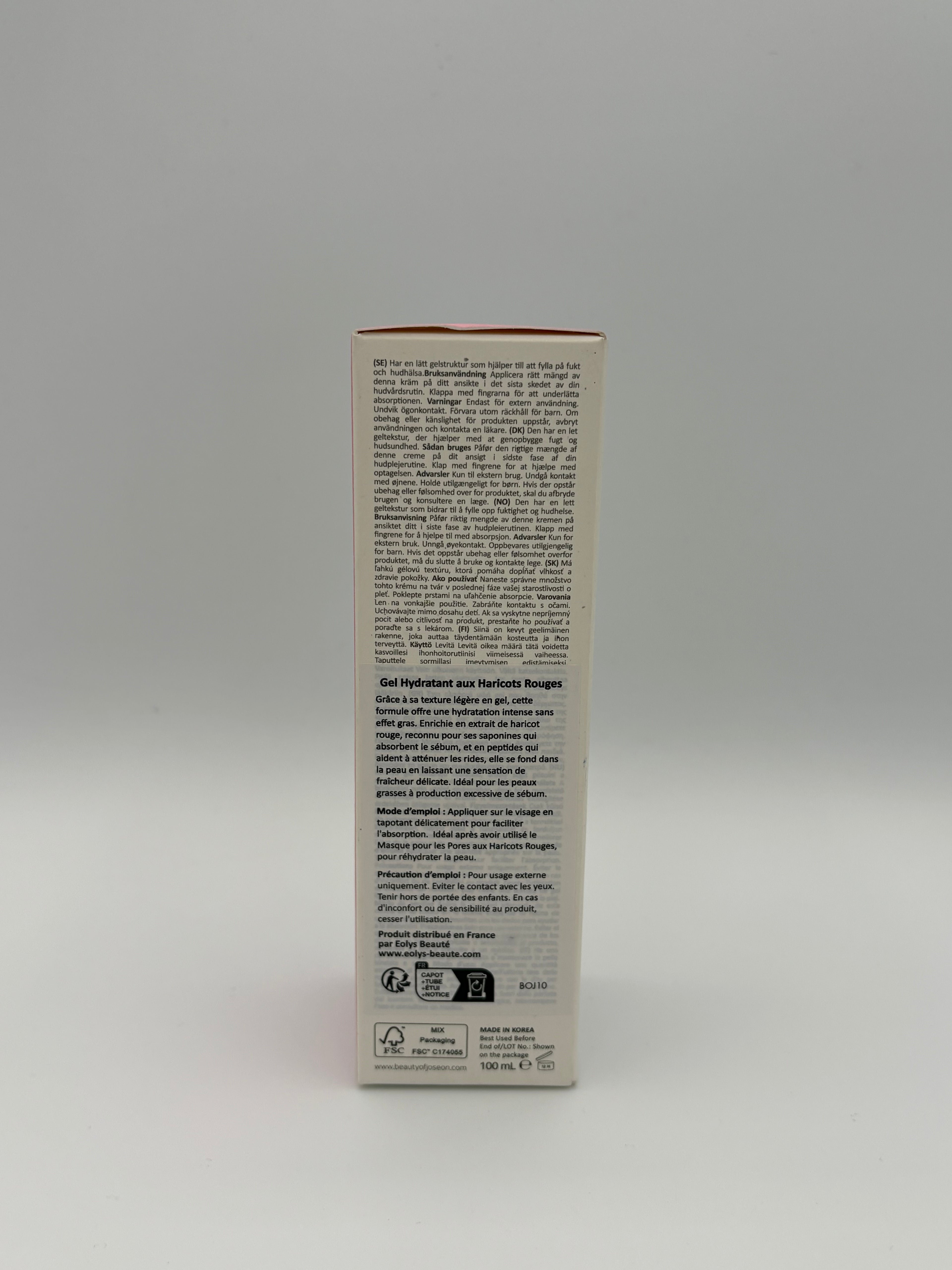 BLOCK36: CREMA	BEAUTY OF JOSEON (KOREANA)	RED BEAN WATER GEL