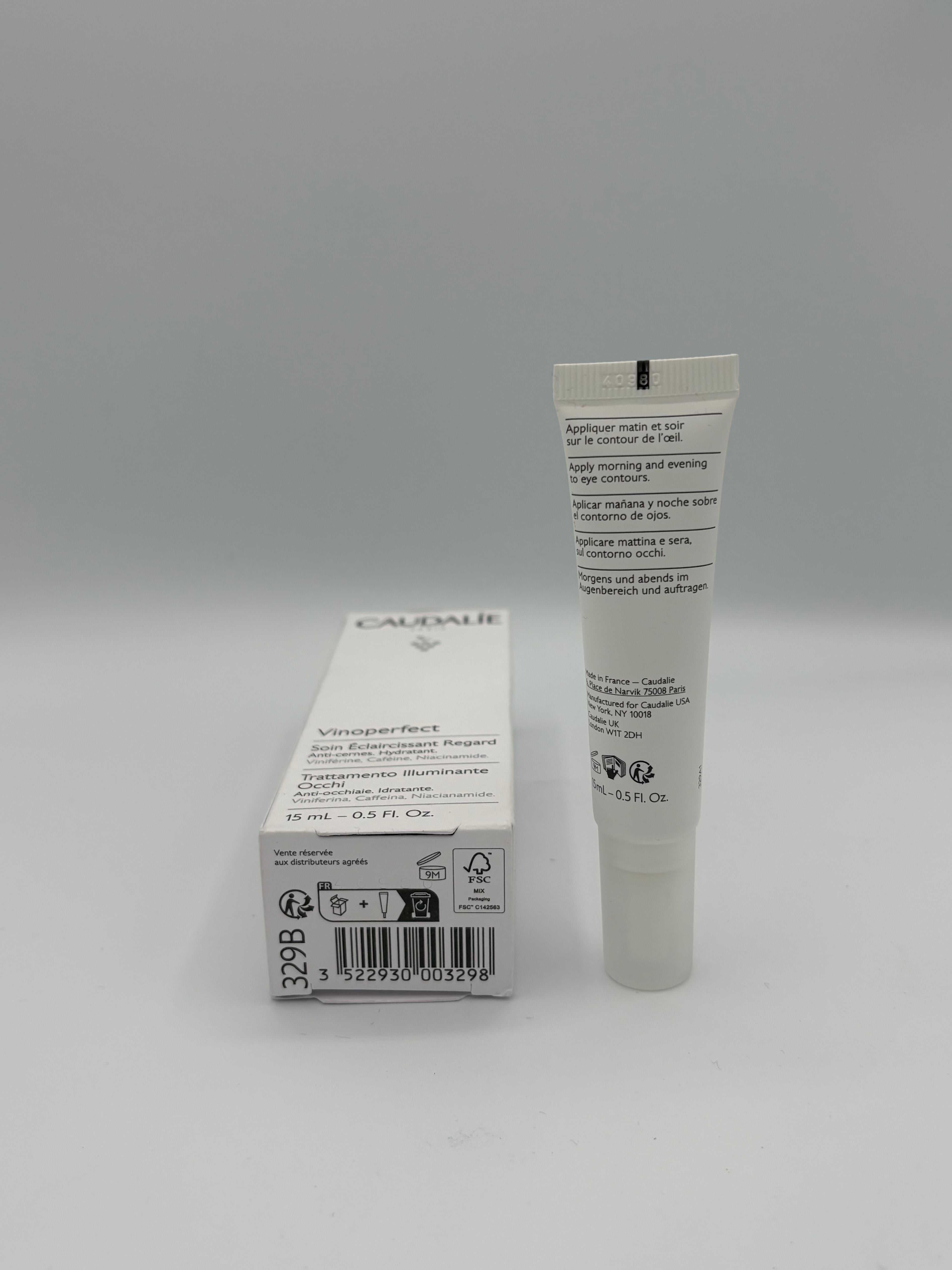 CAUDALIE CREMA VINOPERFECT TRATTAMENTO ILLUMINANTE OCCHI