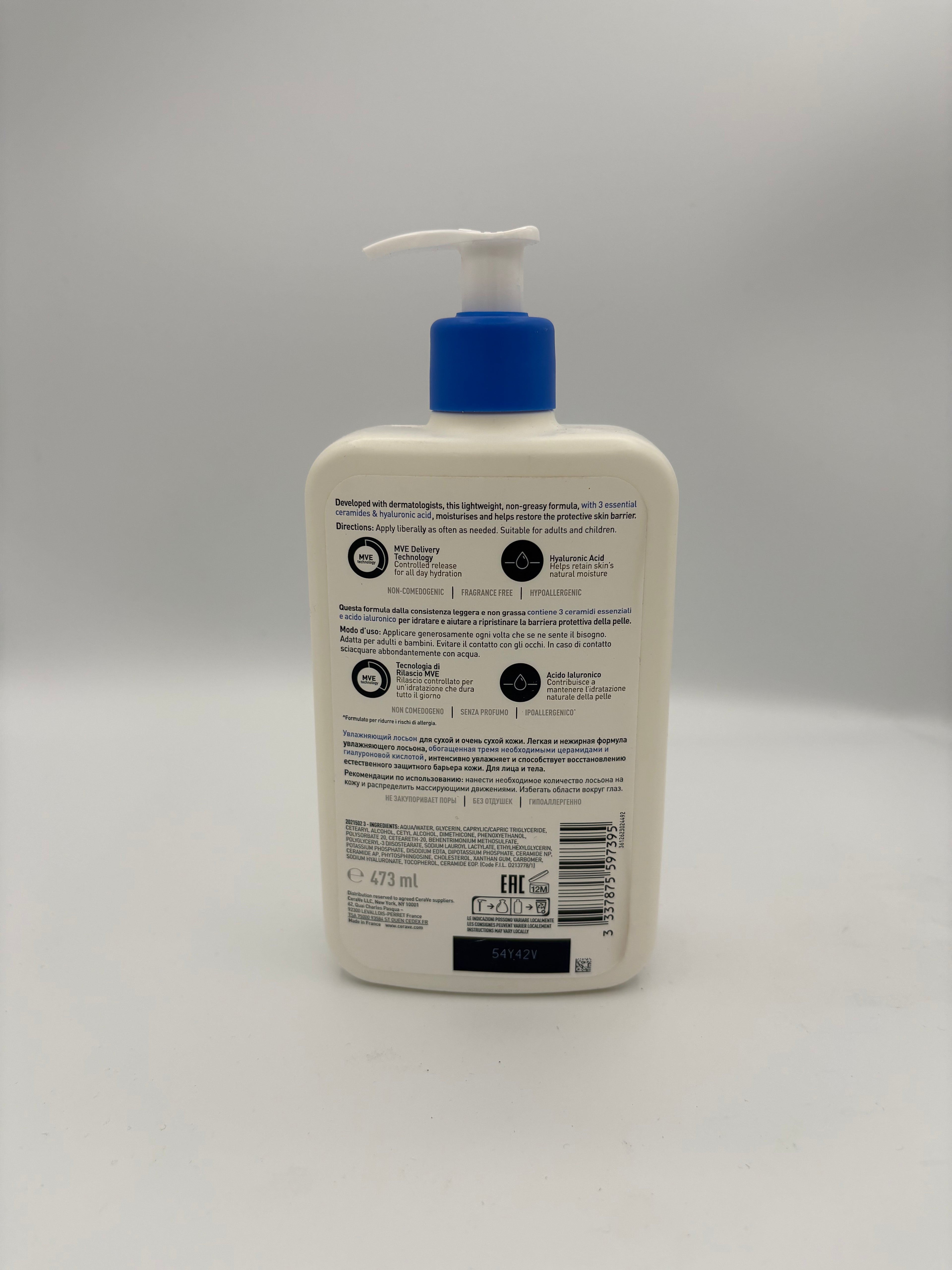 BLOCK36: LOZIONE	CERAVE	LOZIONE IDRATANTE 473ml