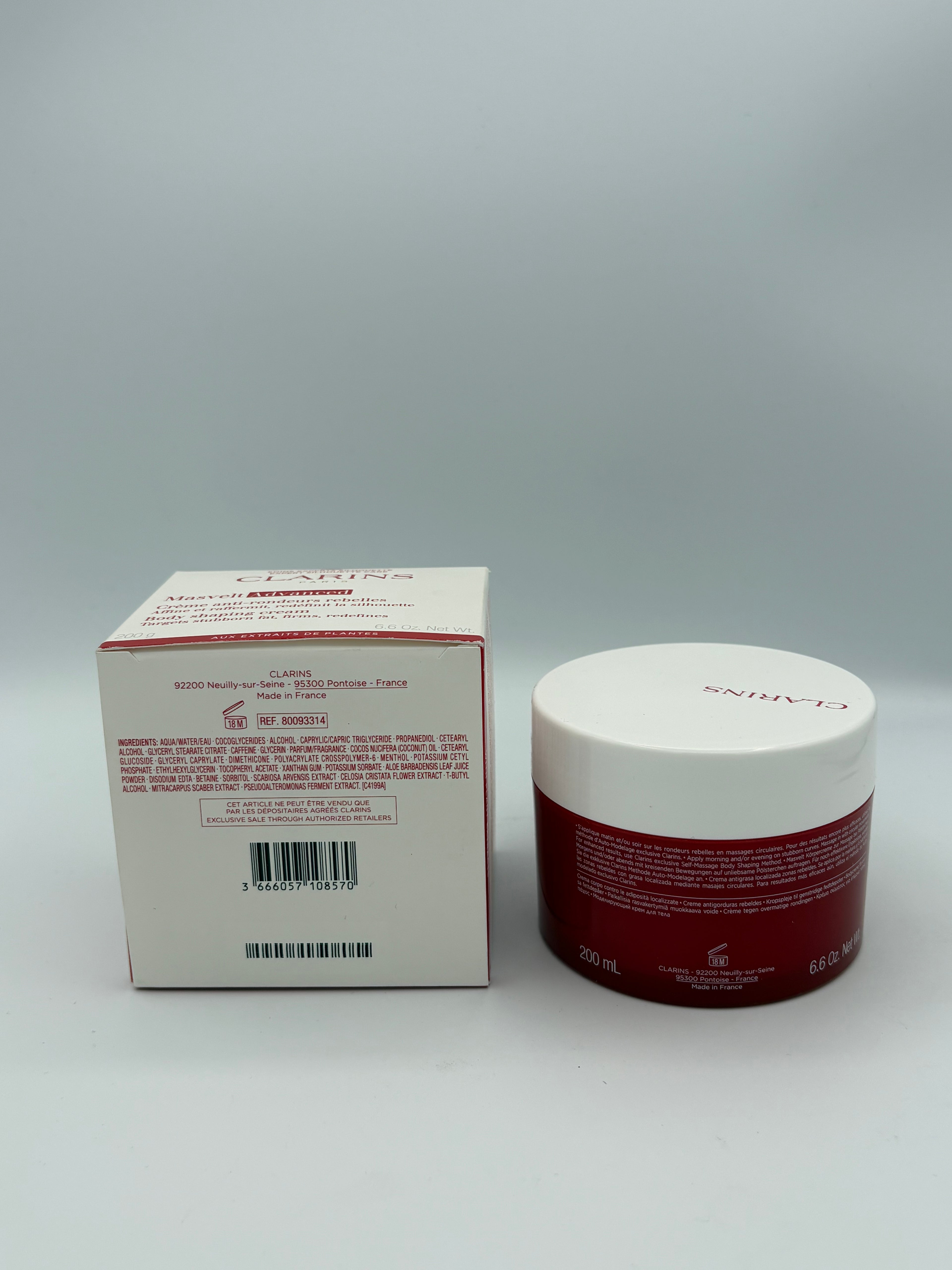 BLOCK36: CREMA	  CLARINS	MASVELT ADVANCED BODY SHAPING CREAM 200ml