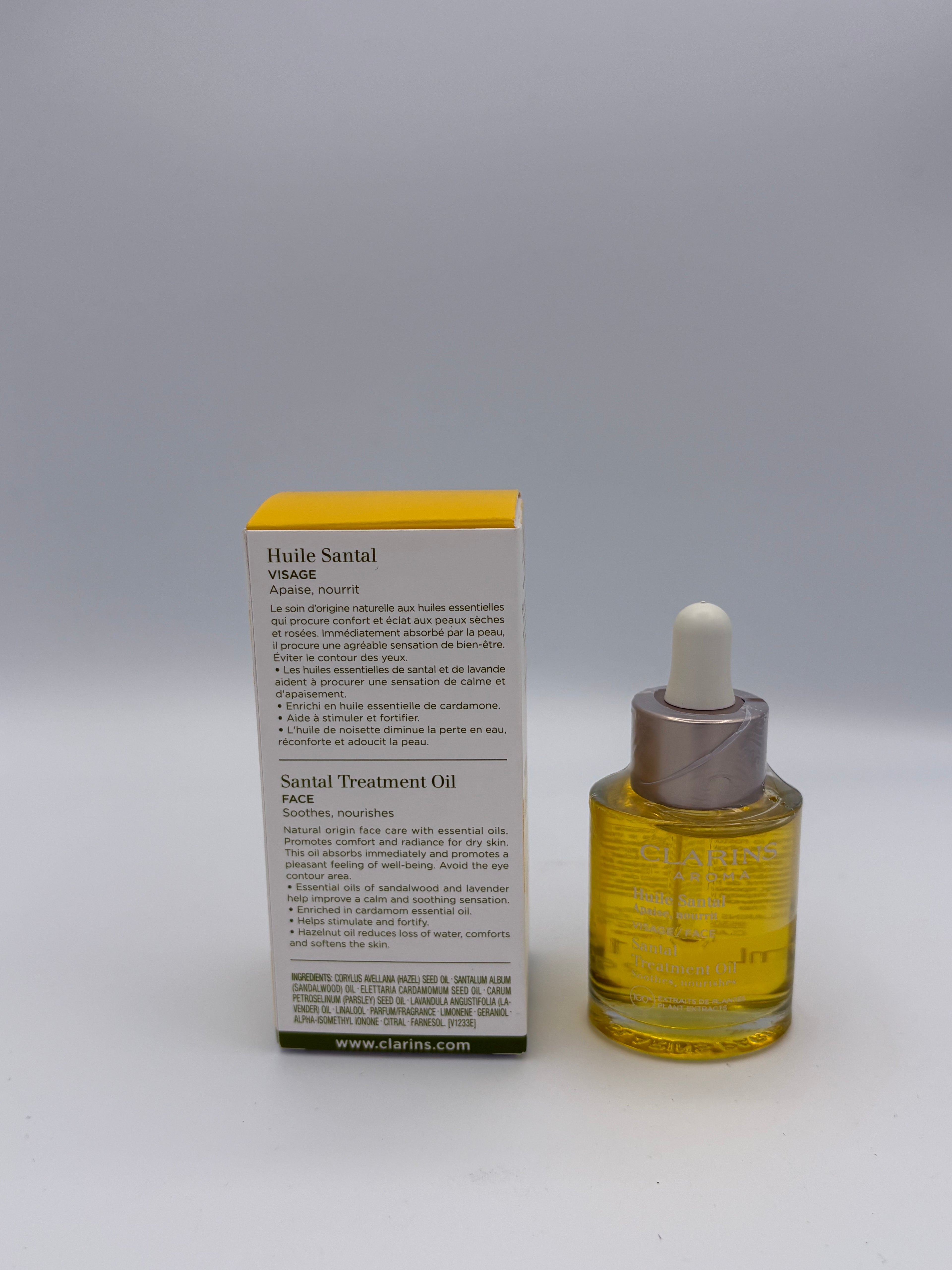 BLOCK36: SIERO	CLARINS	SANTAL FACE TREATMENT OIL 30ml