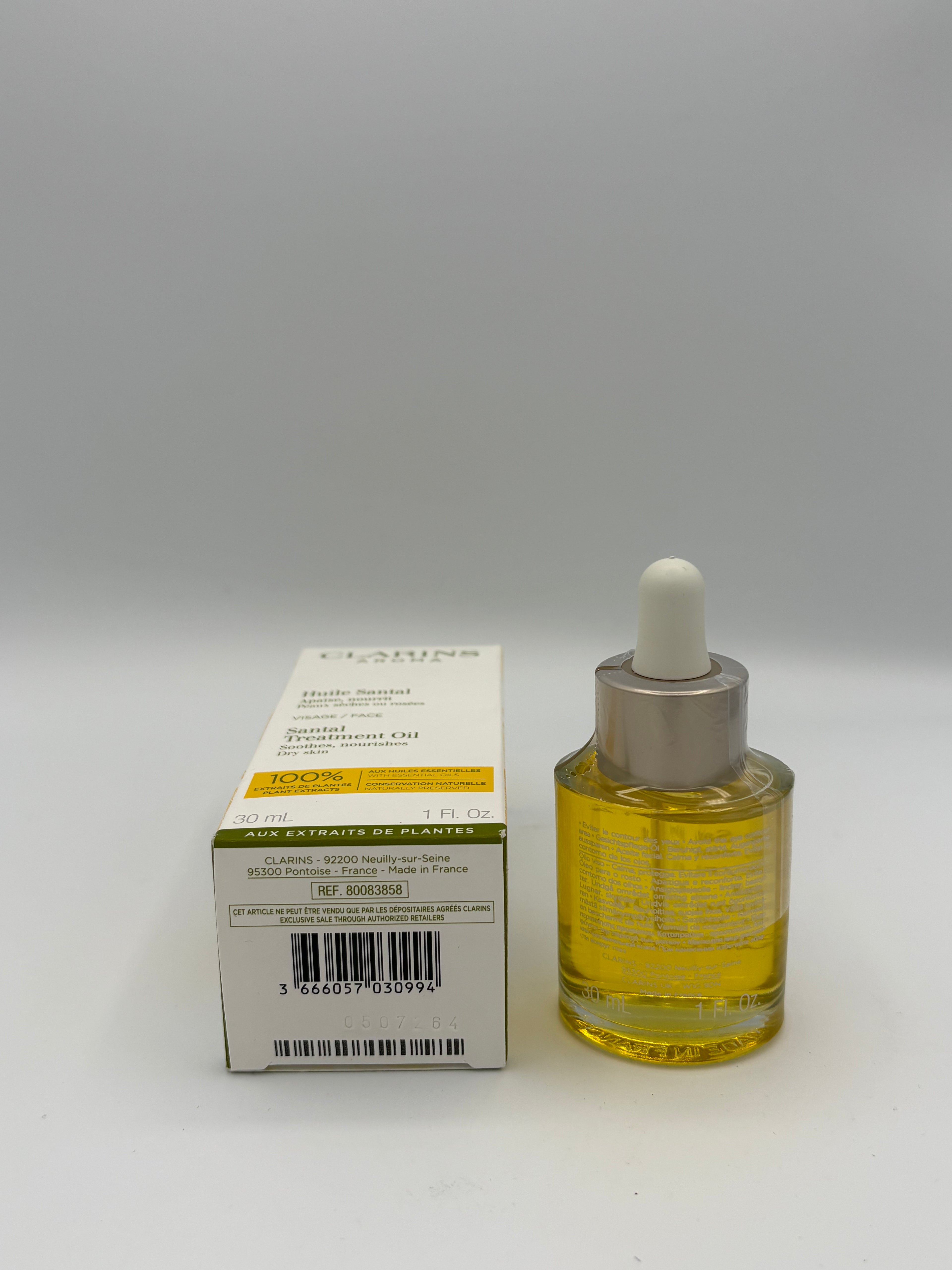 BLOCK36: SIERO	CLARINS	SANTAL FACE TREATMENT OIL 30ml