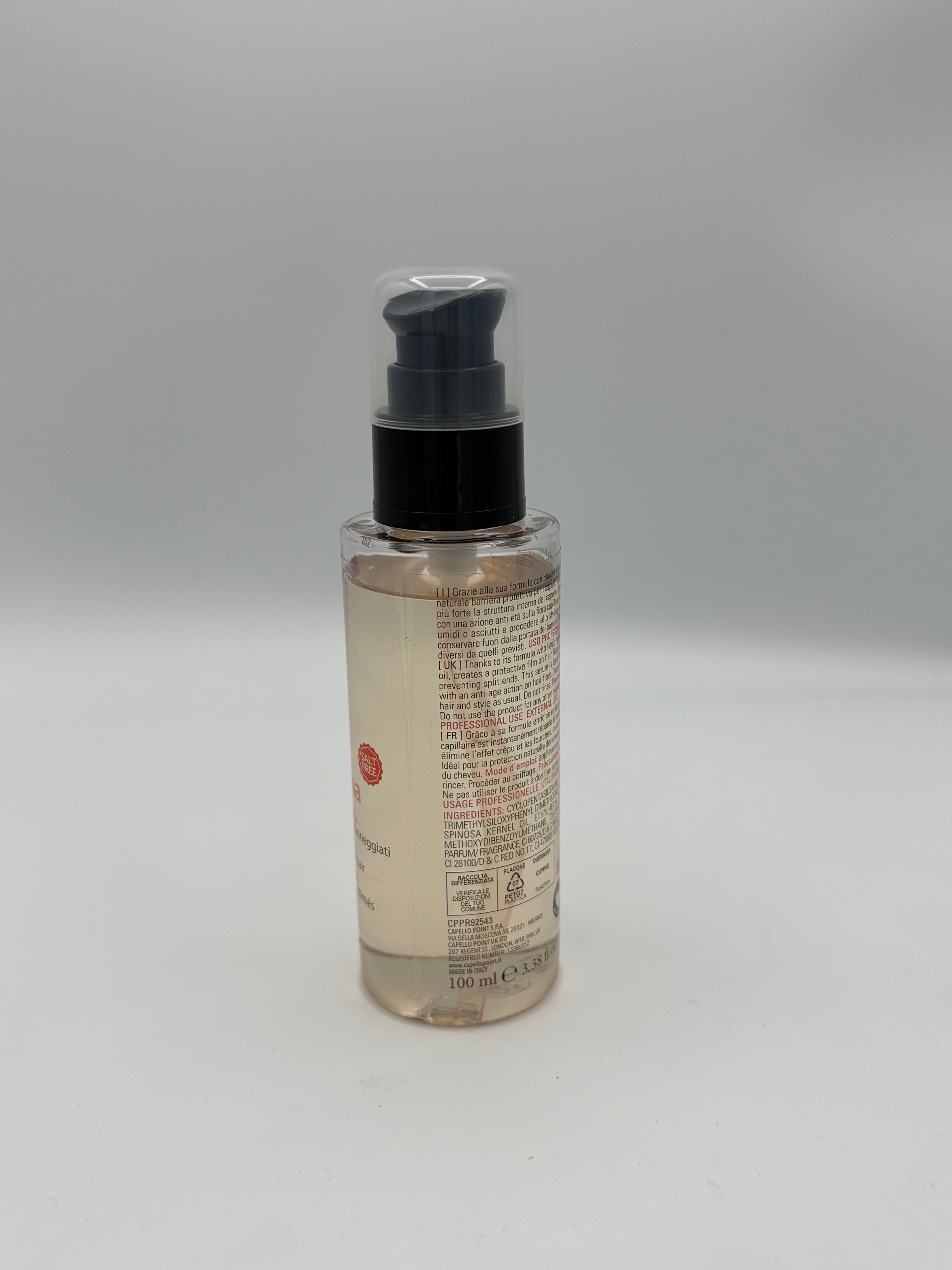 CHERATINA LIQUIDA barriera protettiva per capelli.