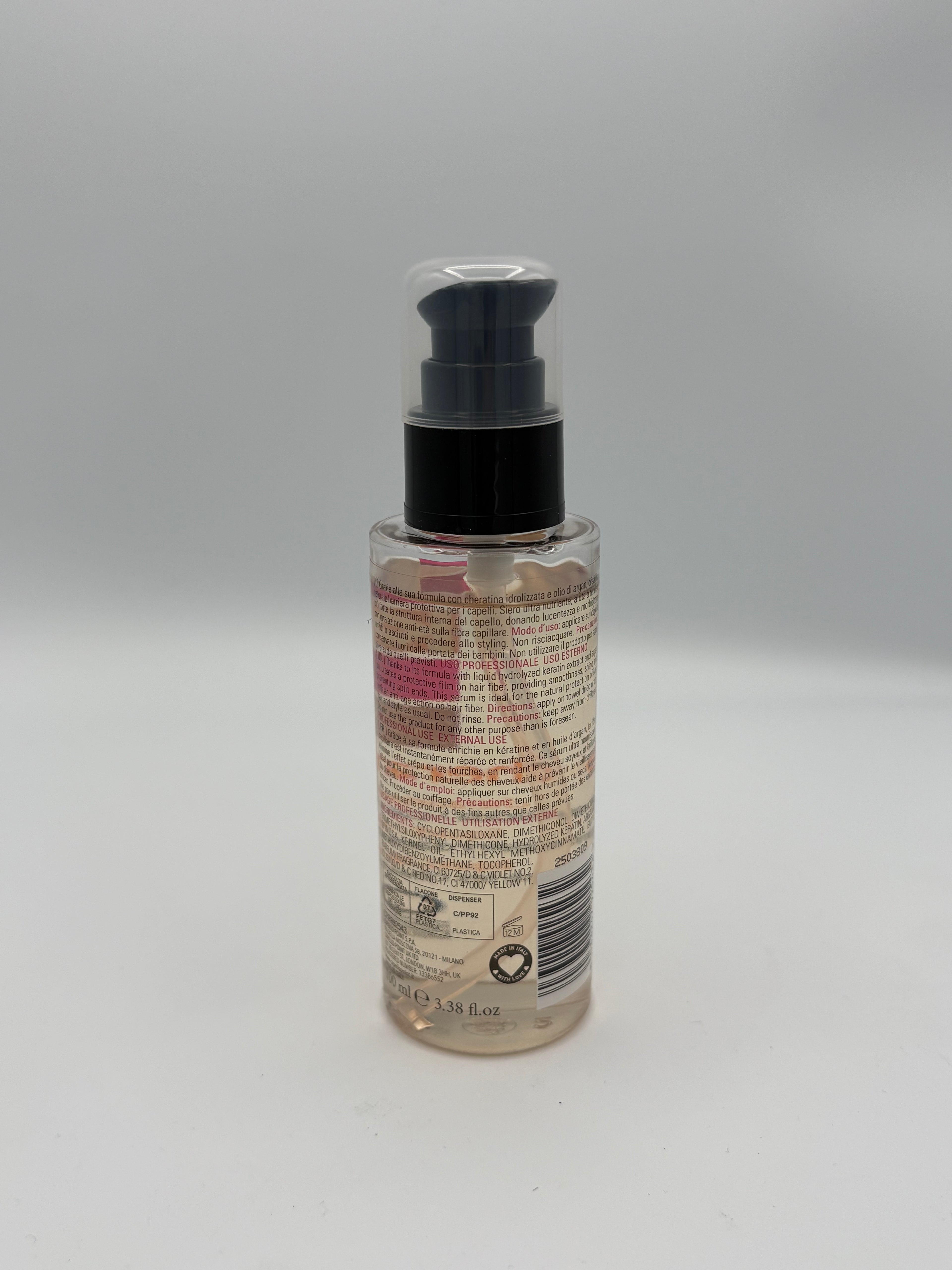 CHERATINA LIQUIDA barriera protettiva per capelli.