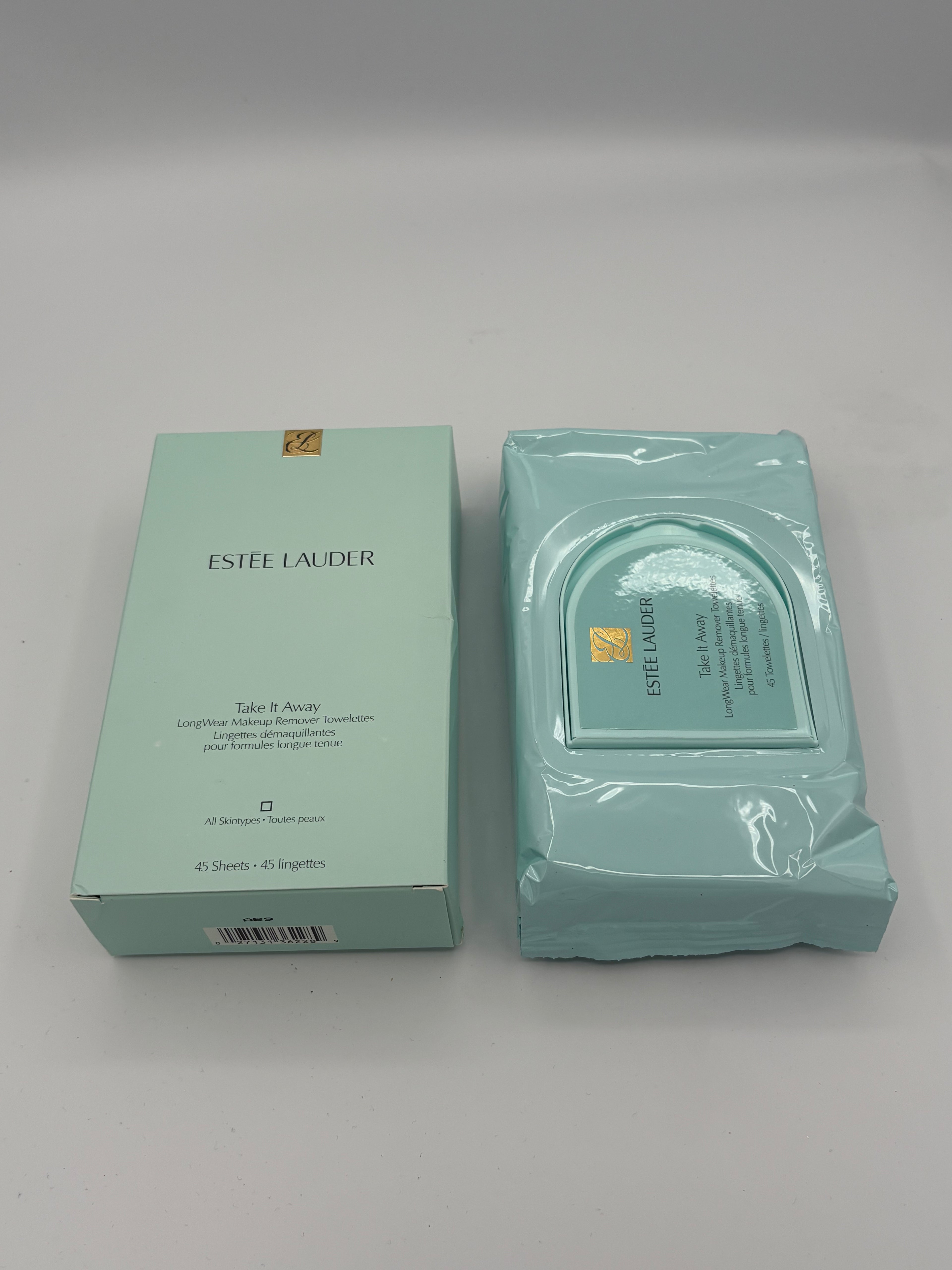 BLOCK36: SALVIETTE	ESTEE LAUDER	TAKE IT AWAY LONGWEAR MAKEUP REMOVER TOWELETTES