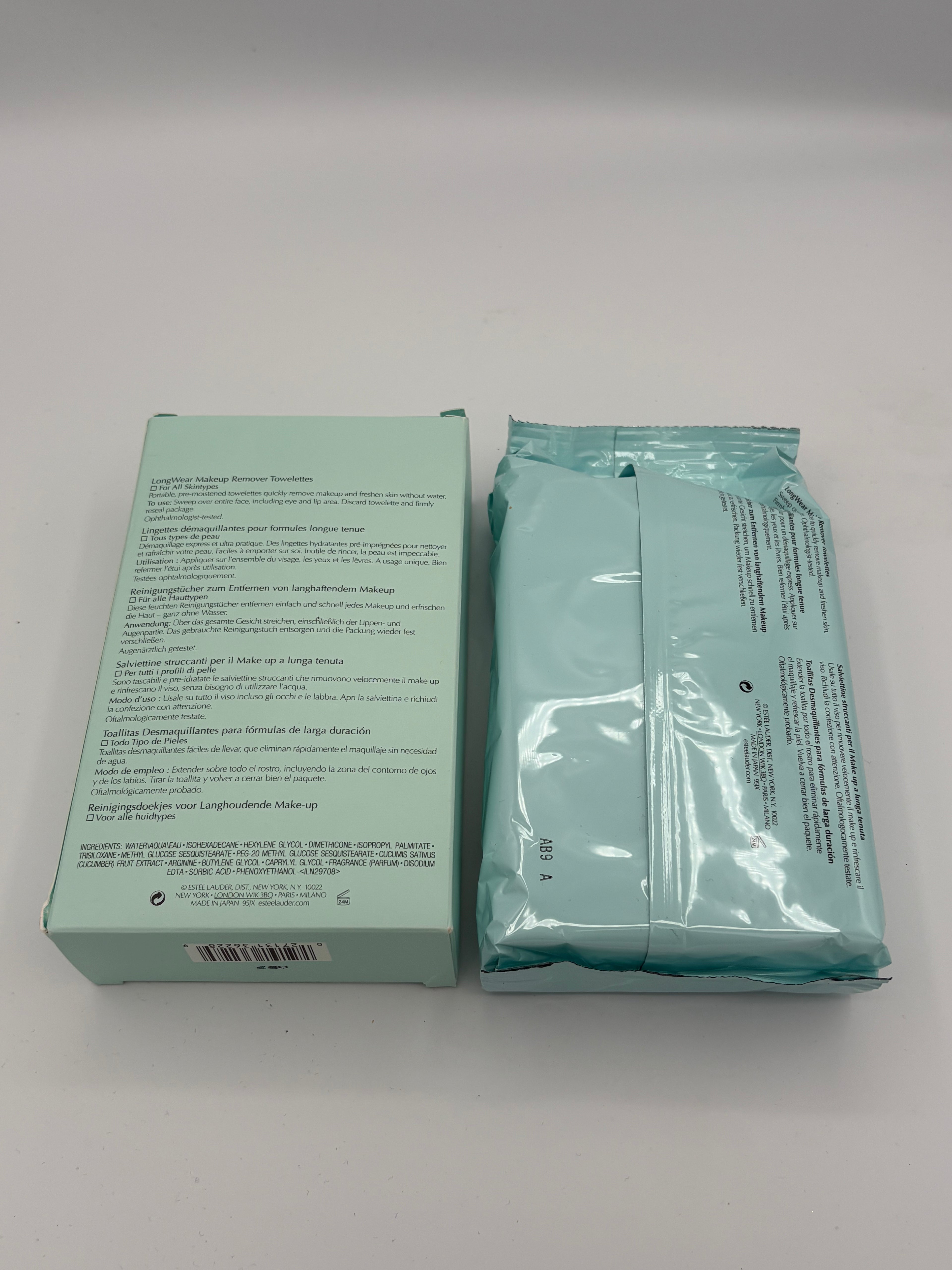 BLOCK36: SALVIETTE	ESTEE LAUDER	TAKE IT AWAY LONGWEAR MAKEUP REMOVER TOWELETTES